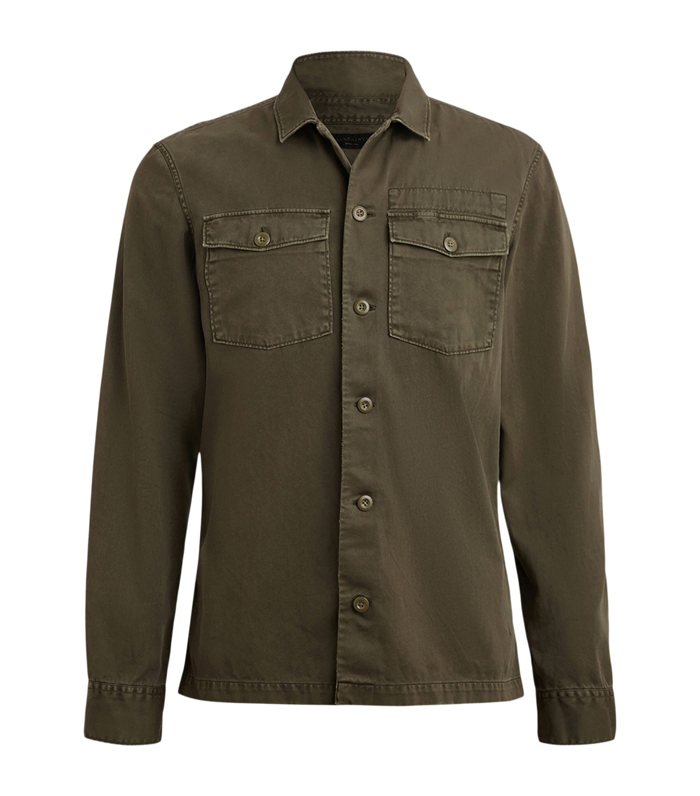 AllSaints Cotton Spotter Overshirt | Men Clothing | Shirts | Casual Shirts | Designers | AllSaints