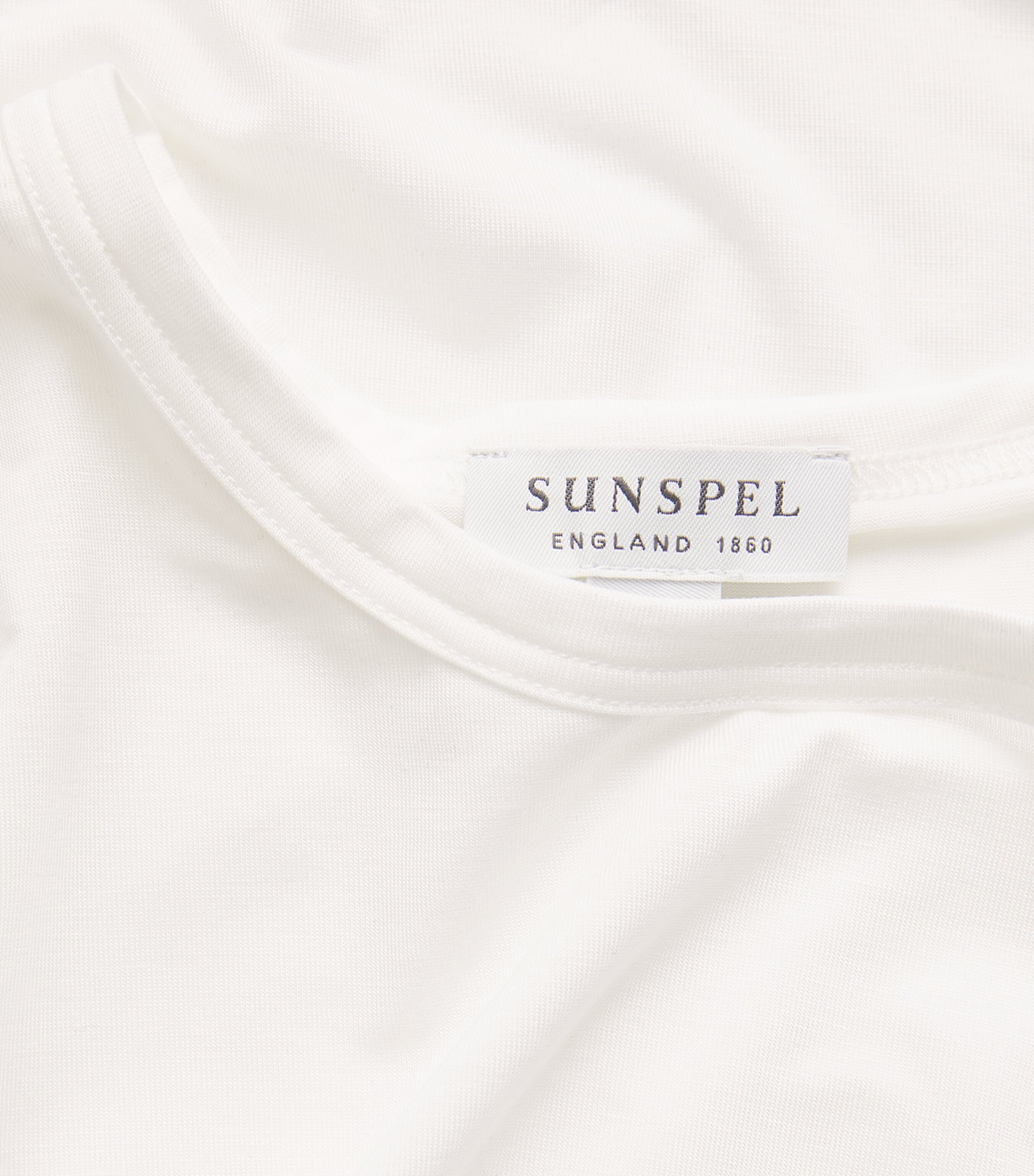 Tencel Stretch T-Shirt WHAA - WHITE Image 4