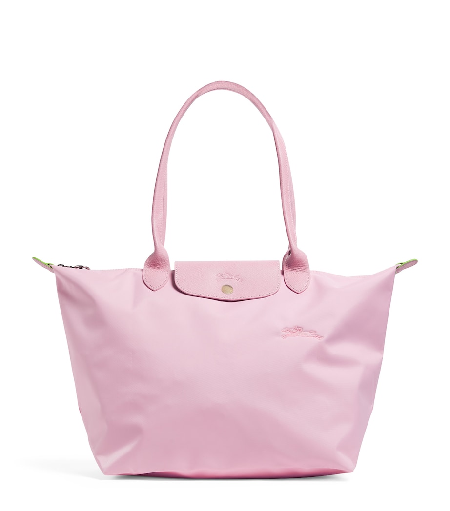 Large Le Pliage Green Tote Bag P75 PINK Image 1