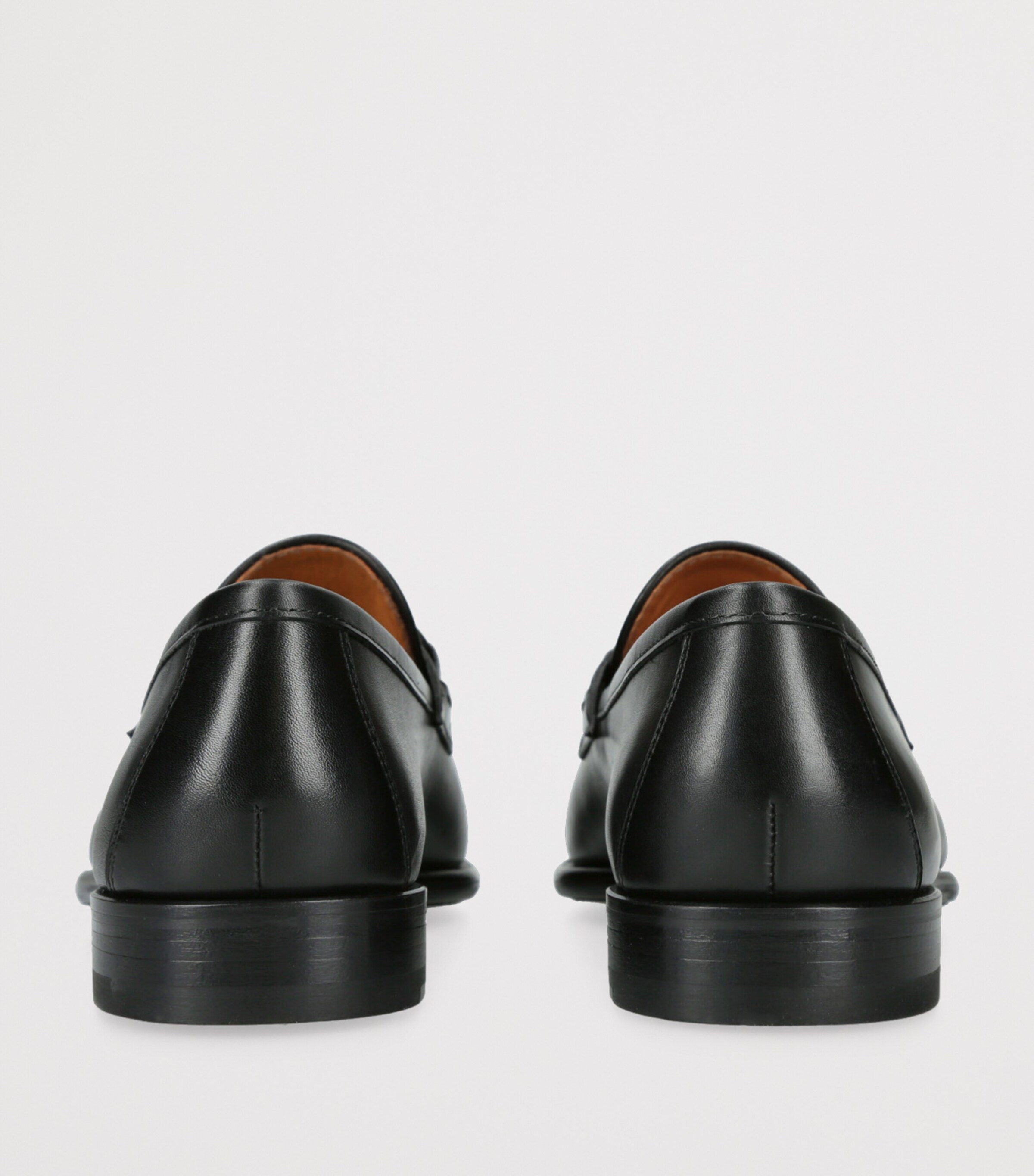 Magnanni Leather Hendidos Horsebit Loafers Black Image 2