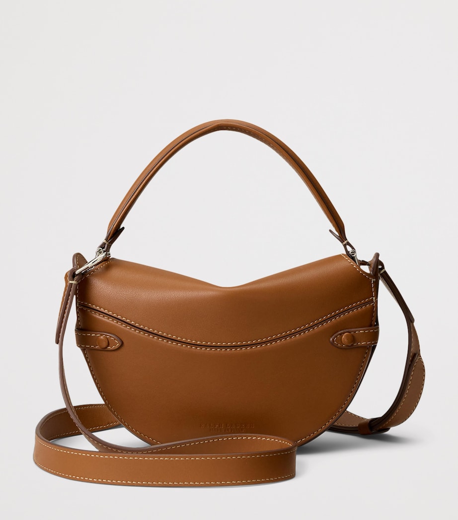 Ralph Lauren Collection Mini Leather Cross-Body Bag Rl Gold Image 2