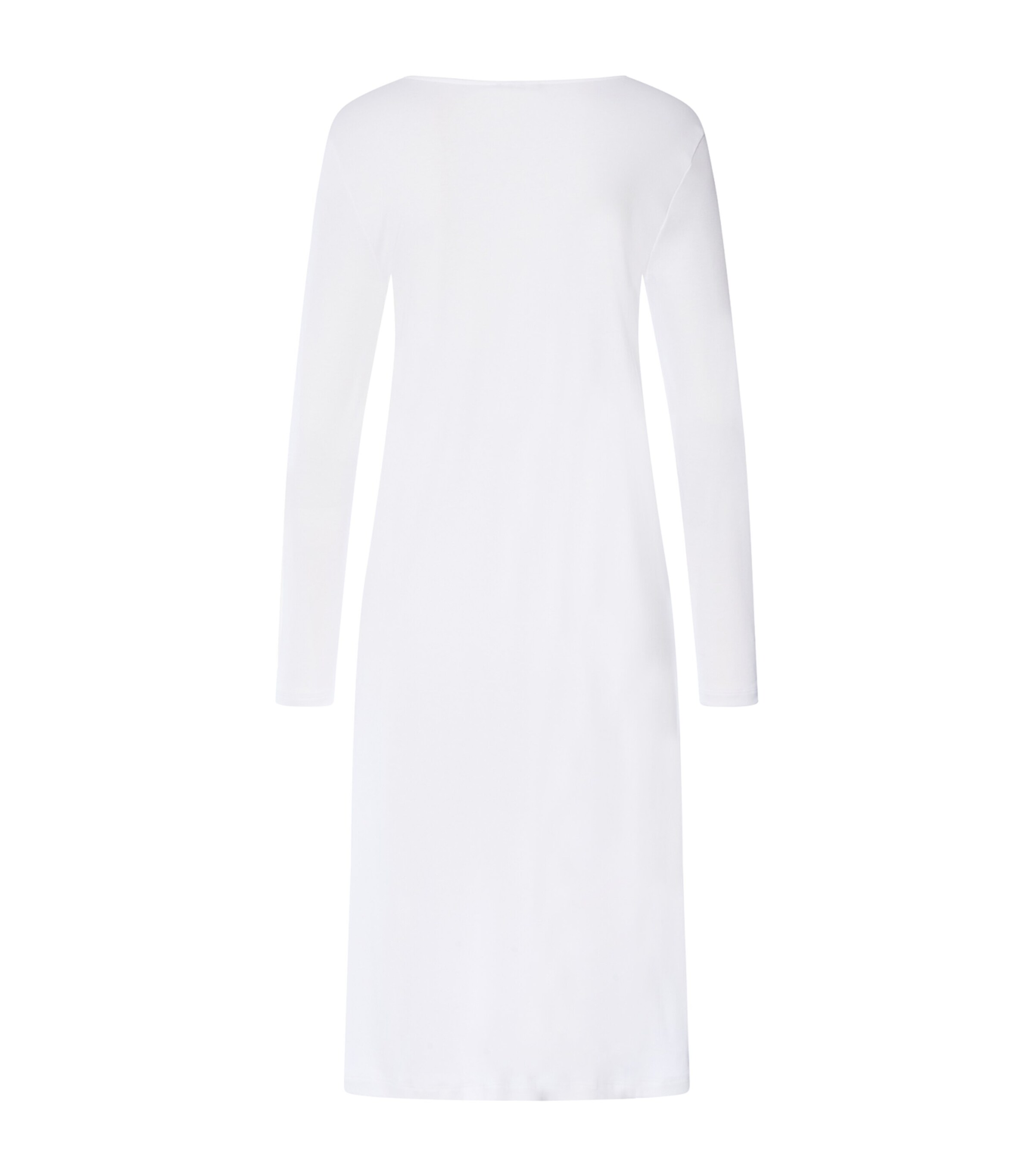 Hanro Womens Cotton Lace-Trim Belen Nightdress White Image 4