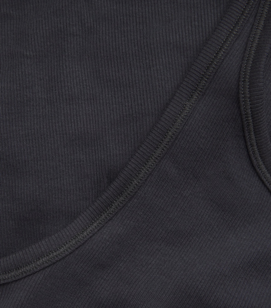 Cotton Ribbed Tank Tops (Pack of 3) ONYX Image 5