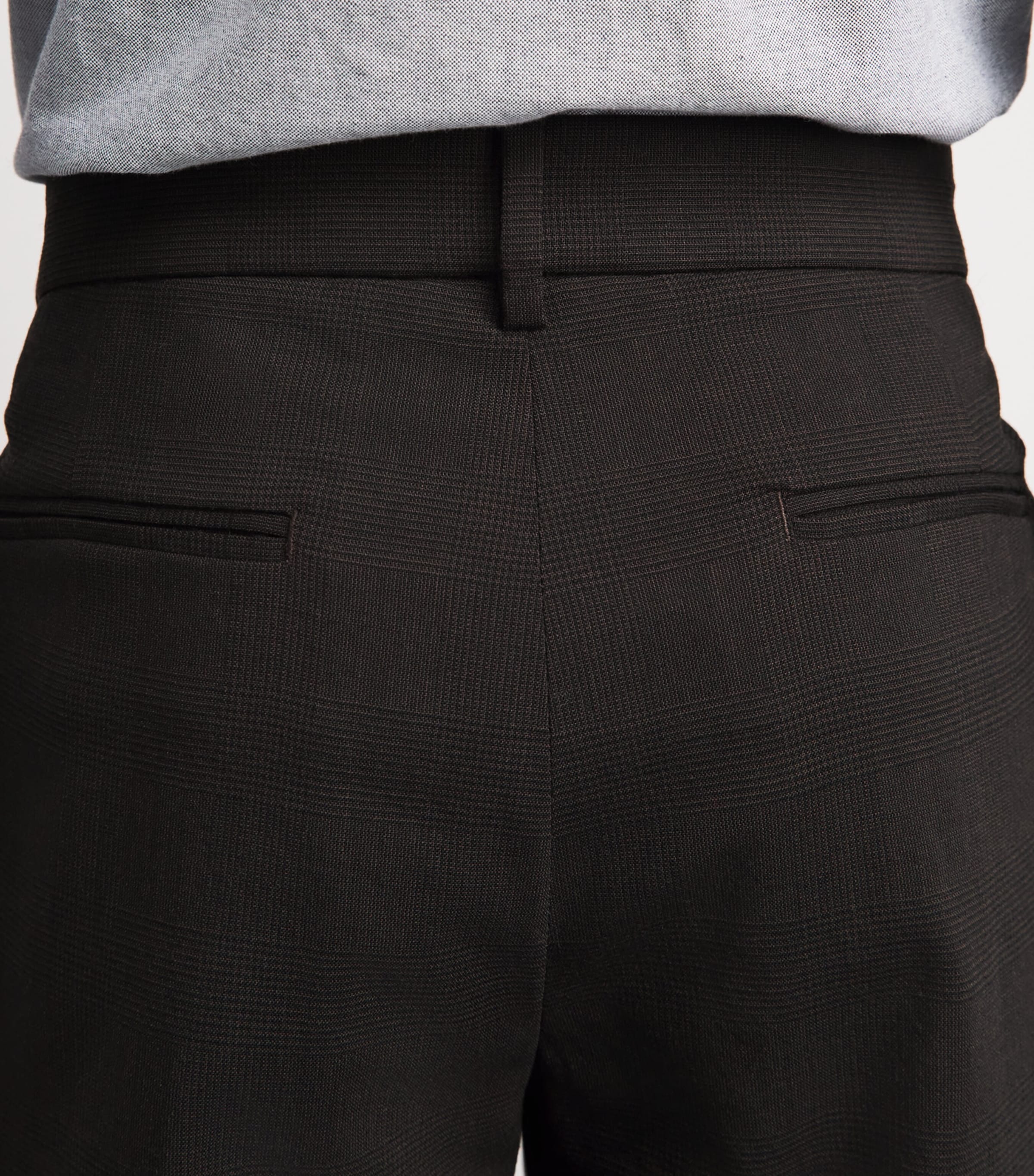 Barena Mens Wool Check Gazara Trousers Bruno Image 3