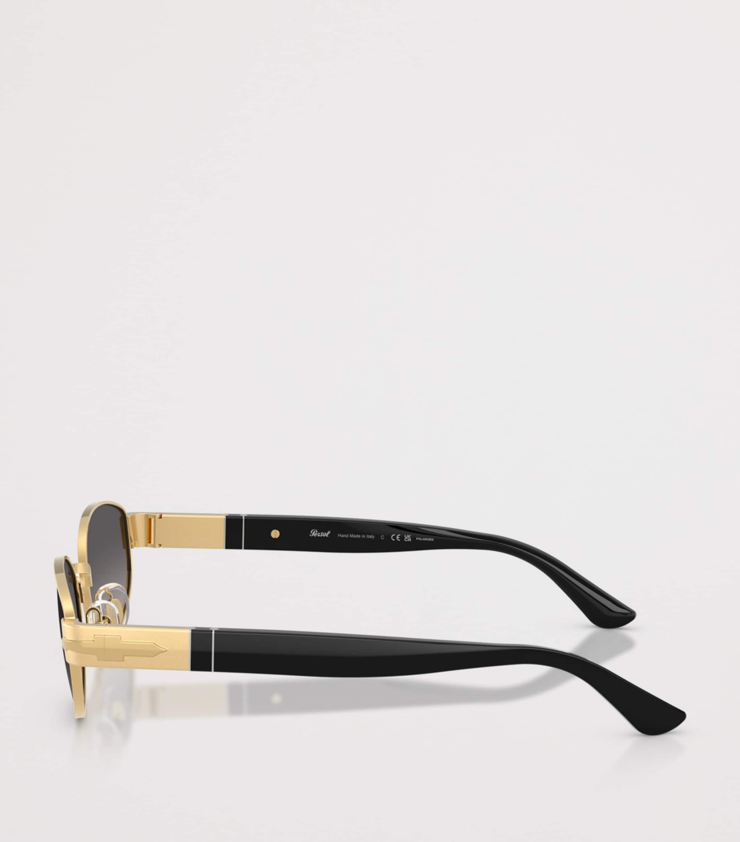 Persol PO1024S Oval Sunglasses Gold Image 2