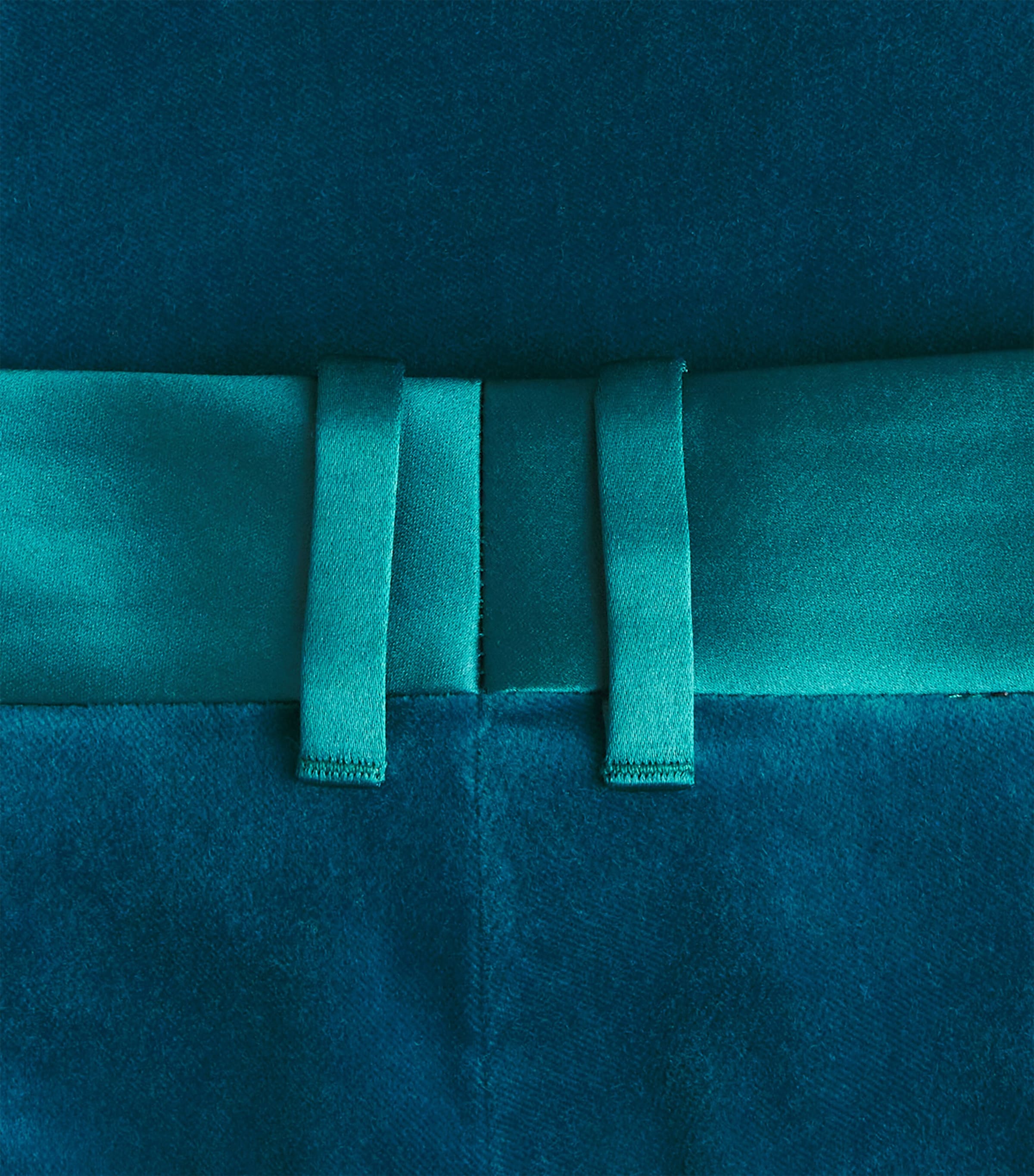 Velvet Straight Tailored Trousers P489 BLUE BIRD Image 2