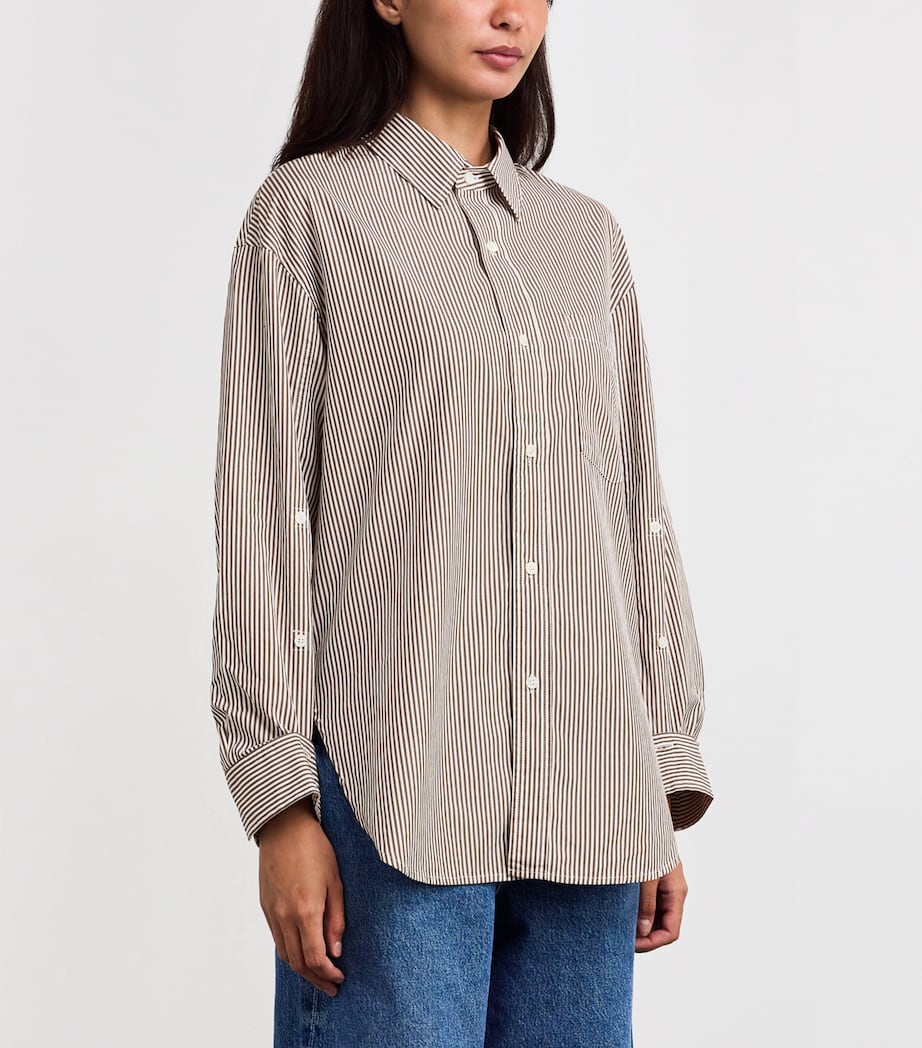 Cotton Stripe Kayla Shirt DESERT STRIPE Image 3