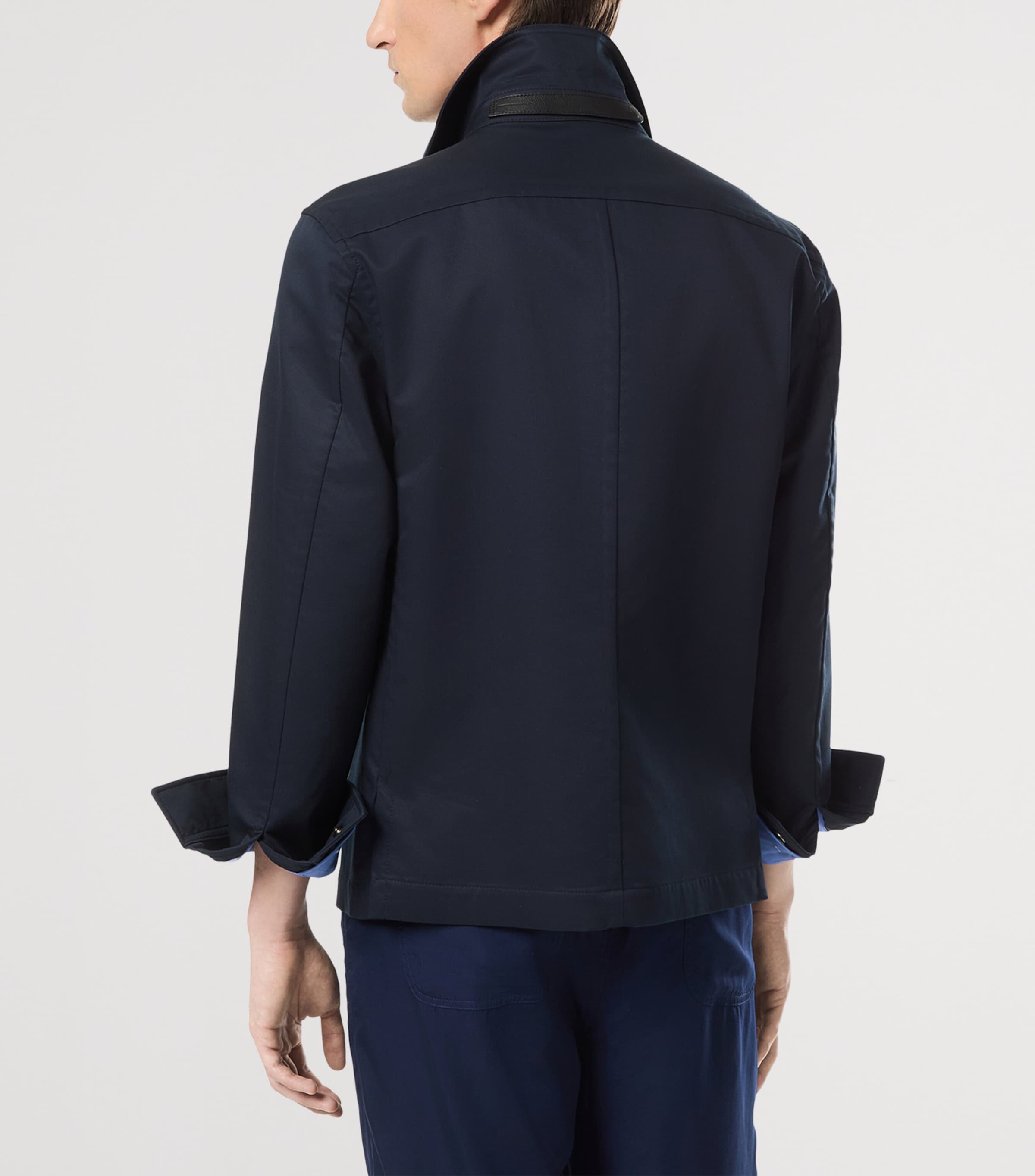 Leather-Trim Overshirt UCC Image 3