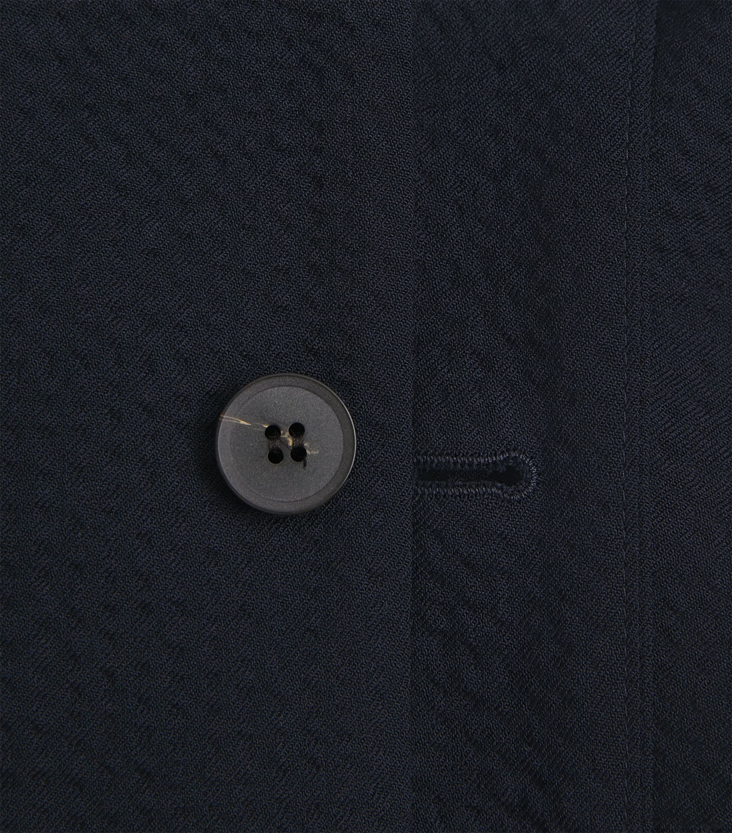 Sunspel Mens Stretch-Wool Seersucker Jacket Buaa Navy Image 5