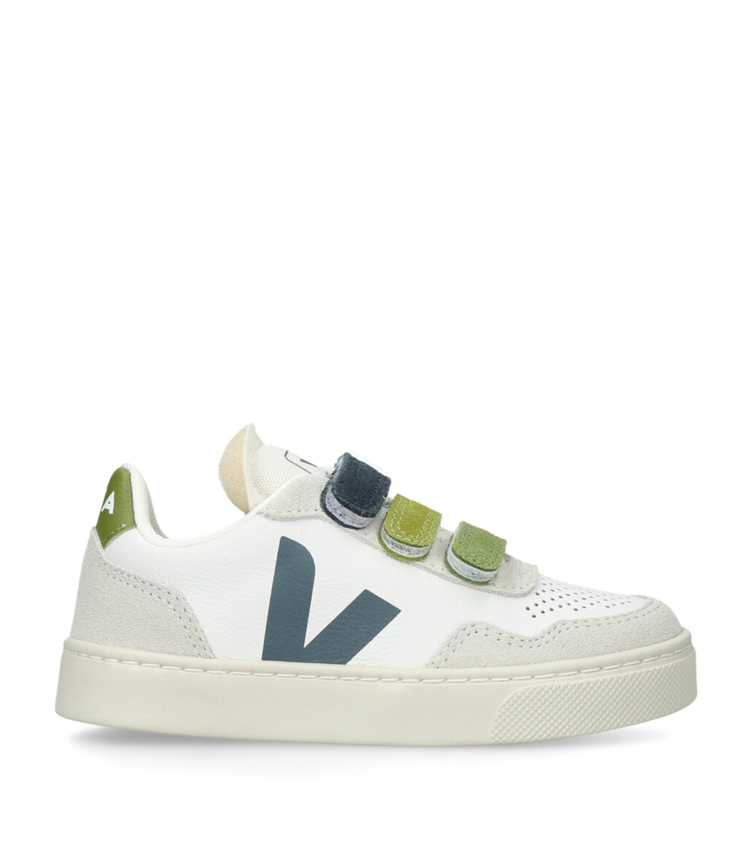 Veja Kids Leather V-90 Sneakers | Boys Shoes | Trainers | Designers | Veja