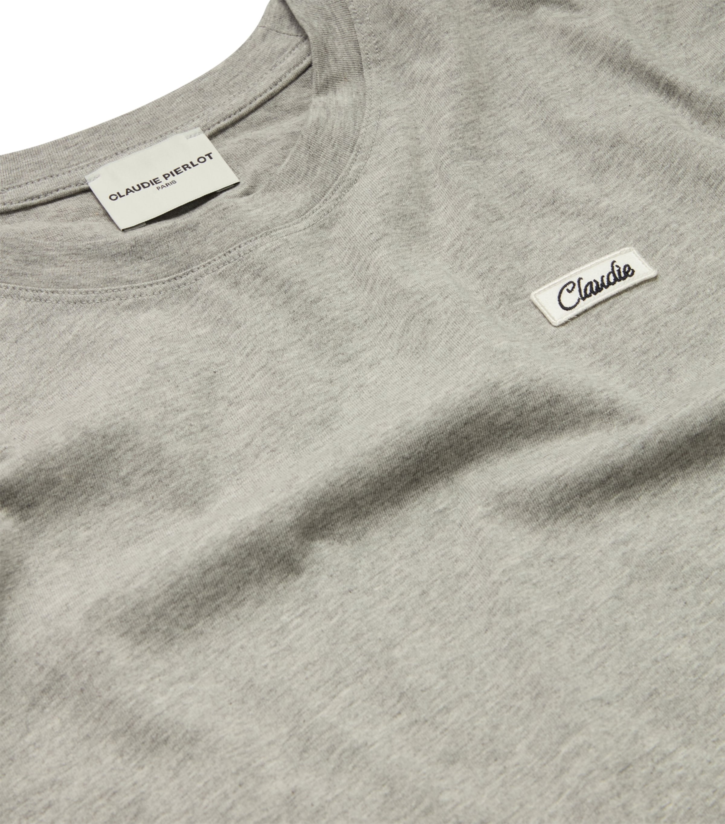 Cotton Oversized T-Shirt MOTTLED GREY Image 2