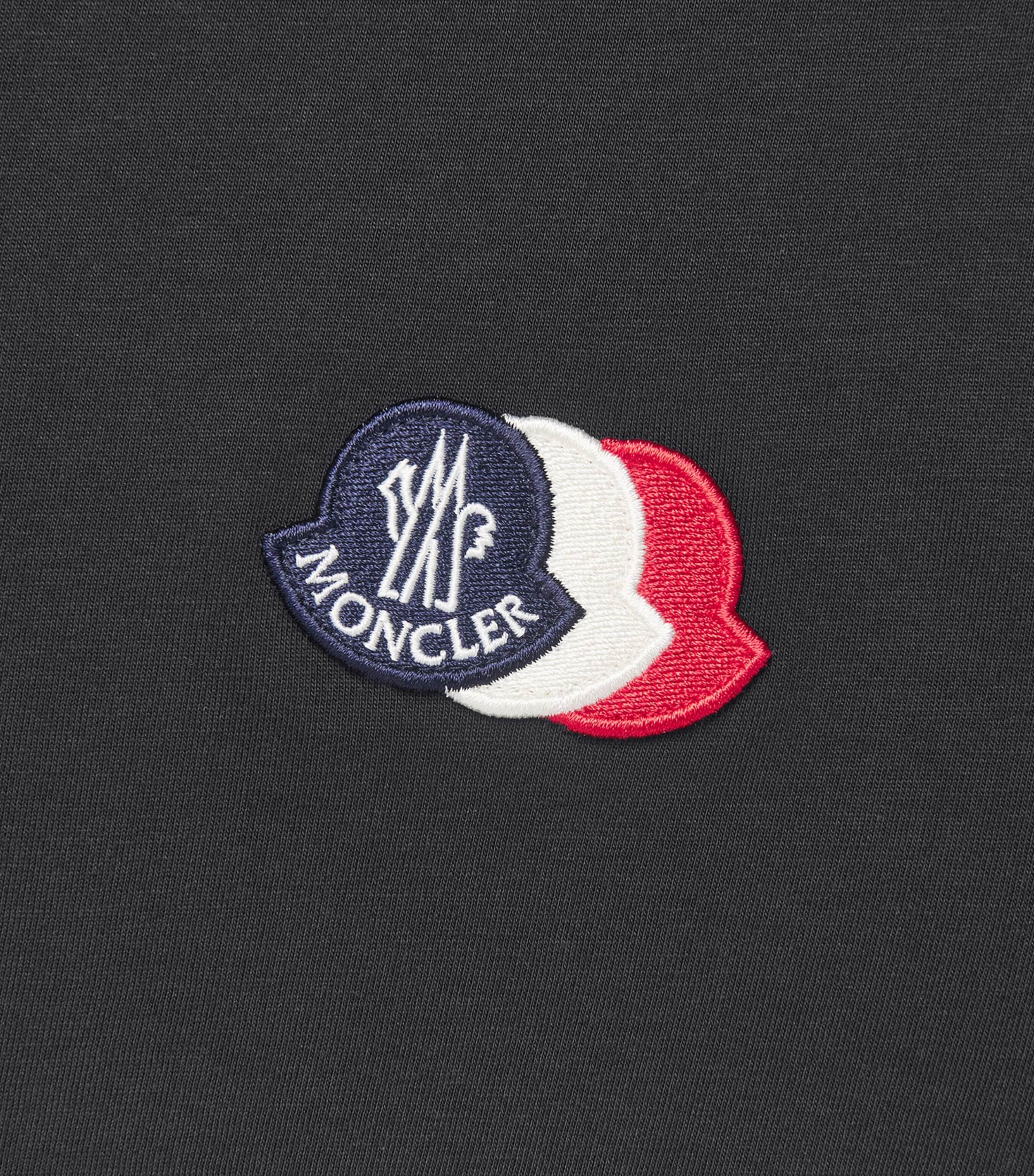 Moncler Mens Cotton Logo Patch T-Shirt Image 6