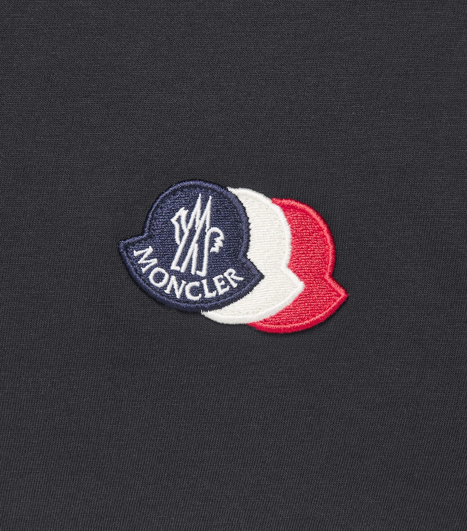 Moncler Mens Cotton Logo Patch T-Shirt Image 6