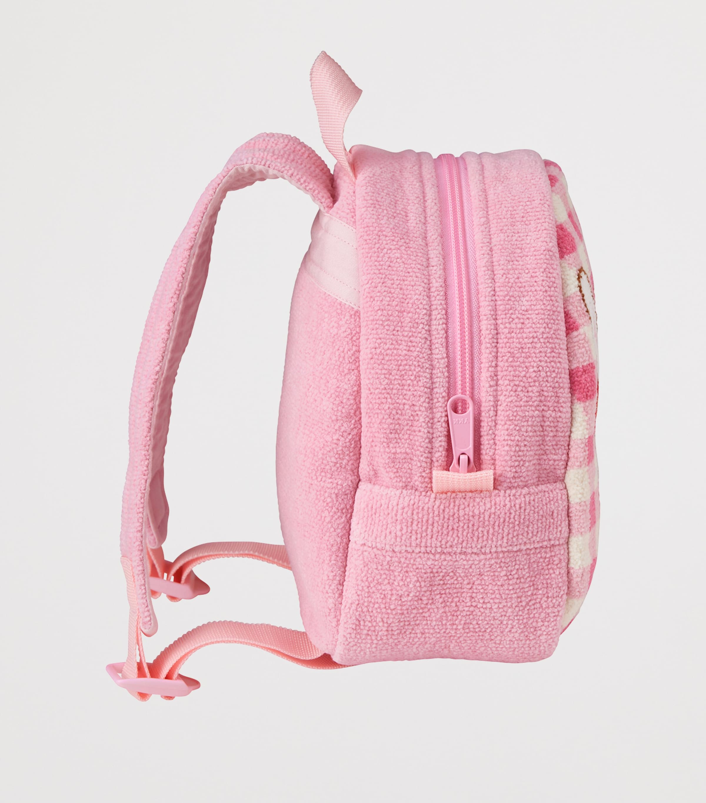 Miki House Cotton Chenille Chieco Check Backpack Image 4