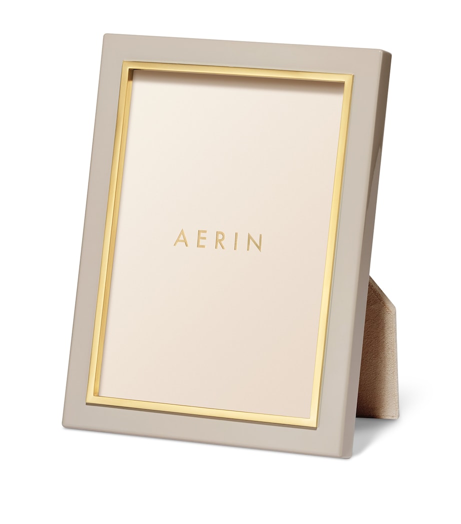 Lacquered Varda Photo Frame (5" x 7") TAUPE Image 2