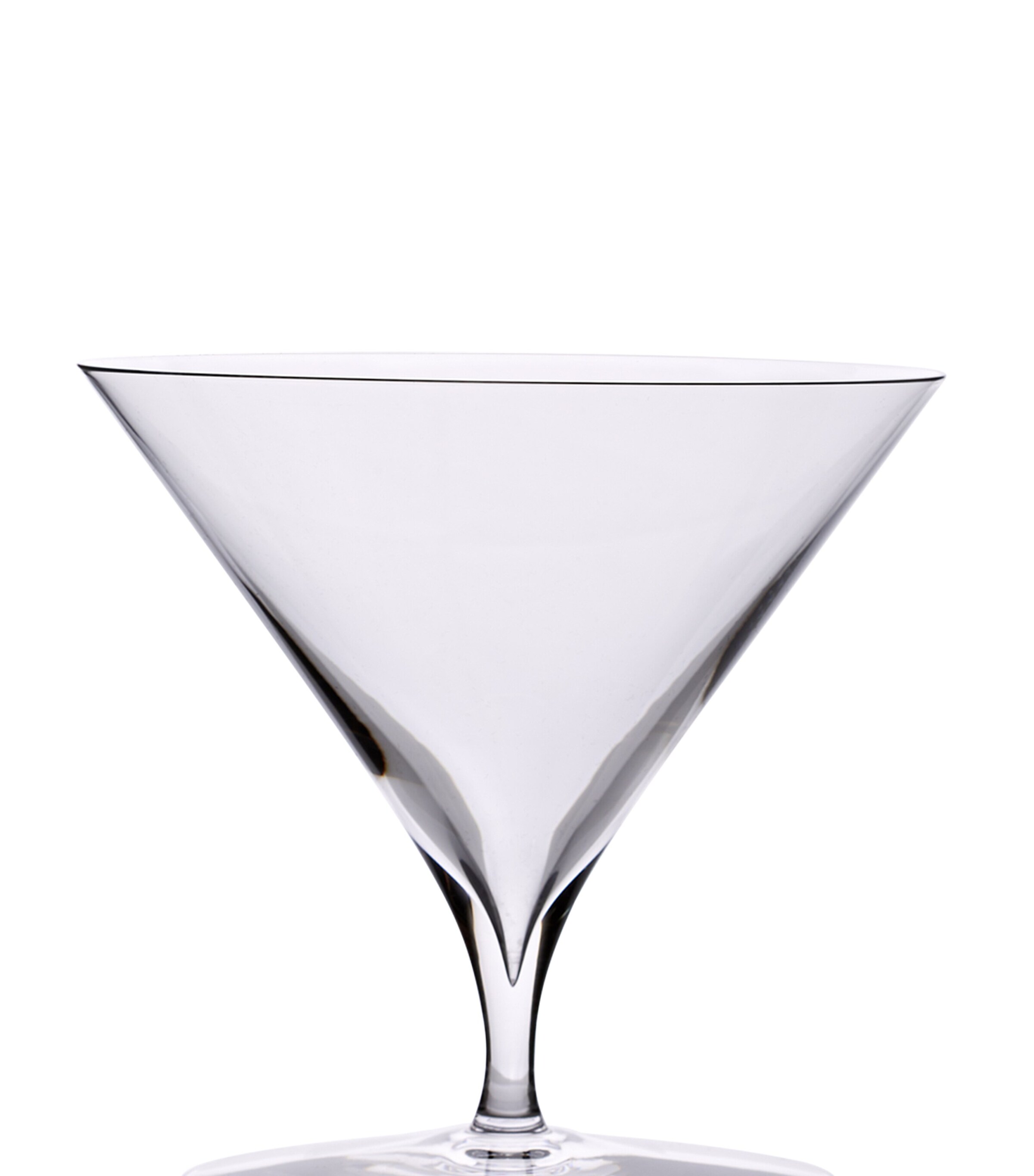 Set of 2 Elegance Martini Glasses CLEAR Image 2