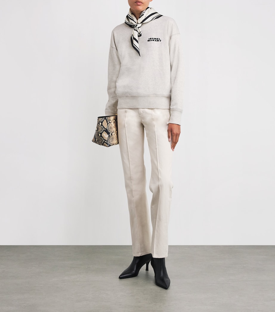 Cotton-Blend Shad Logo Sweatshirt 23EC ECRU Image 2