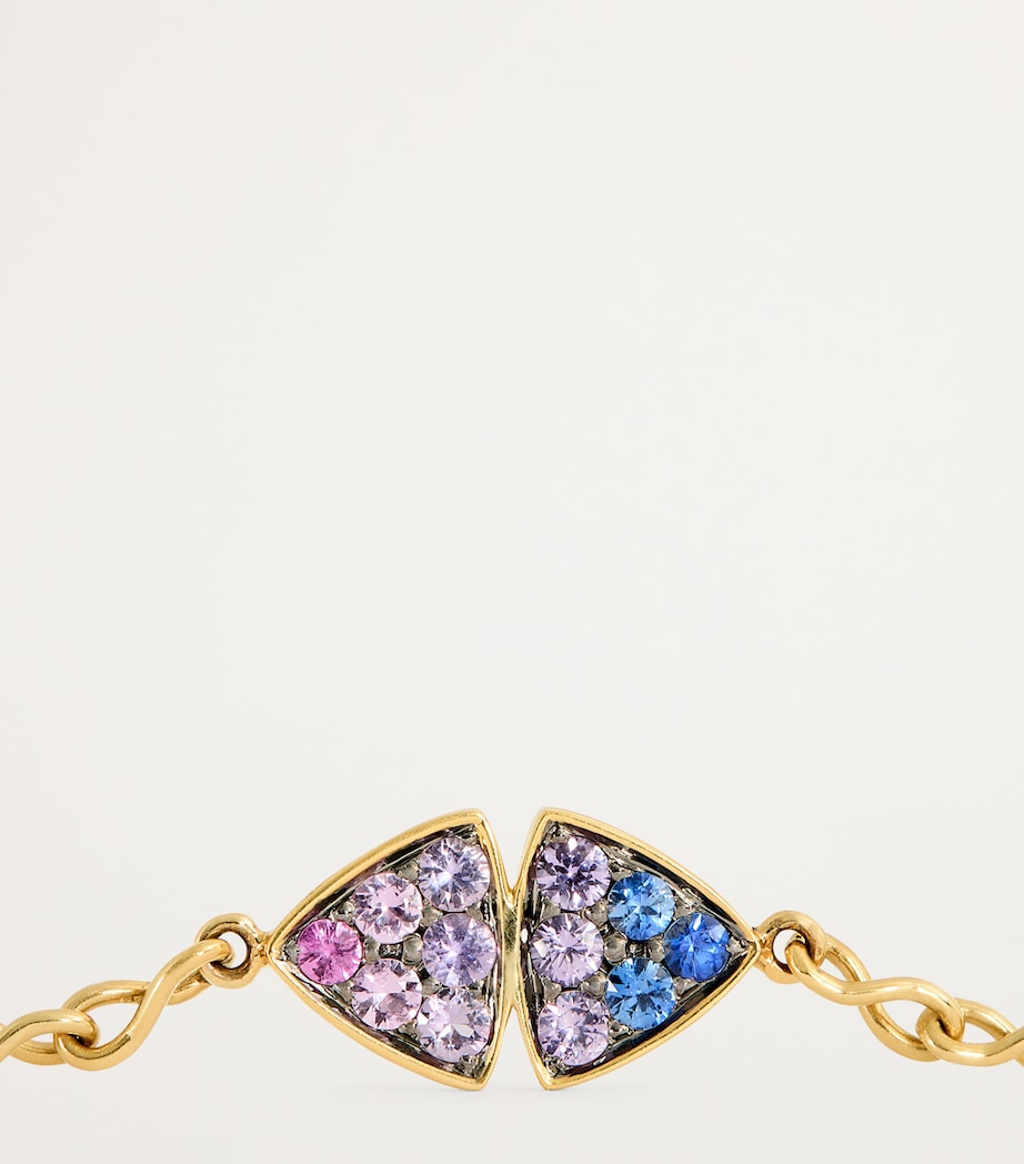 Yellow Gold and Sapphire Ombre Candy Sky Bracelet YELLOW GOLD Image 6