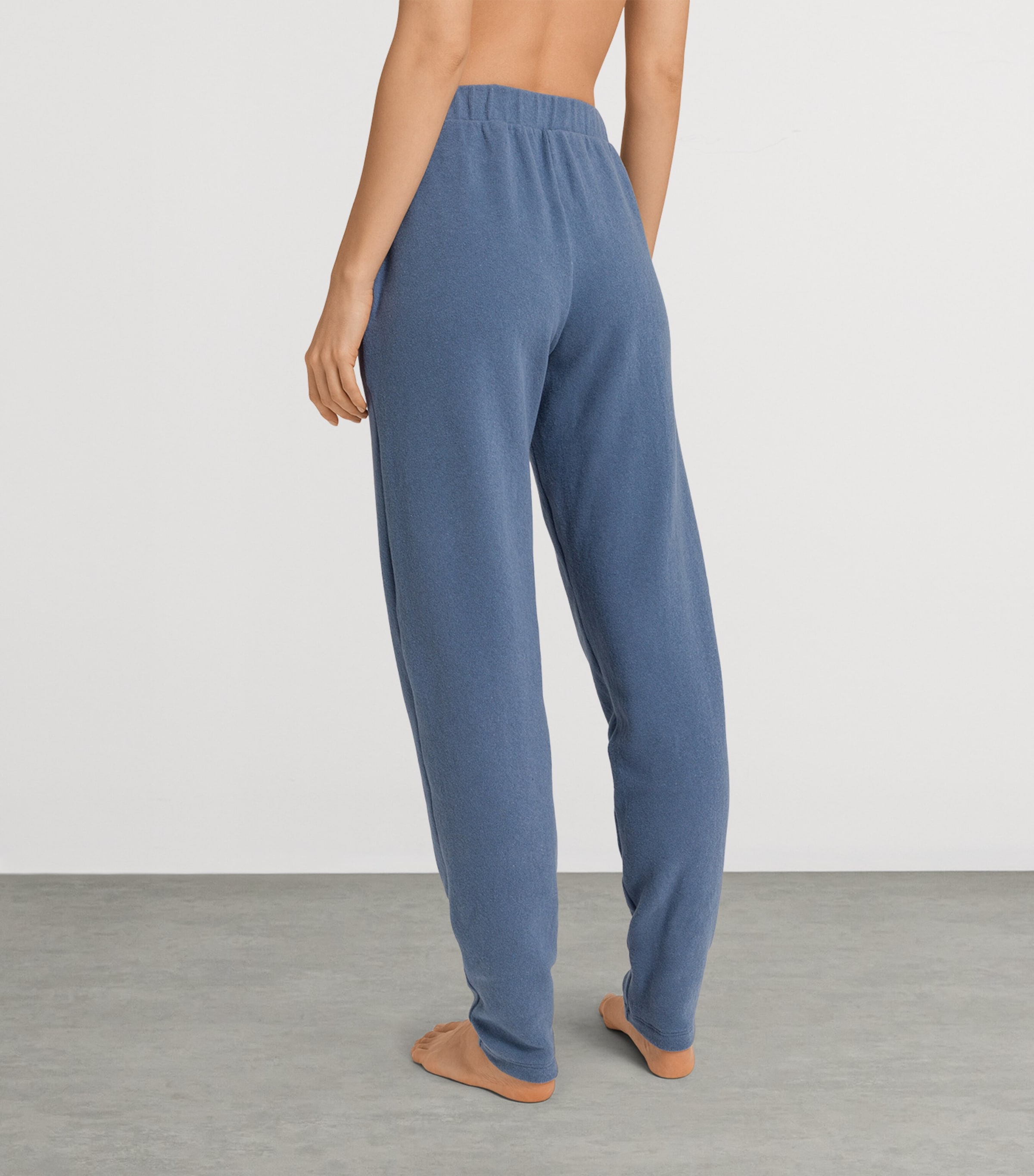 Organic Cotton-Blend Easy Wear Trousers DELICATE BLUE Image 4