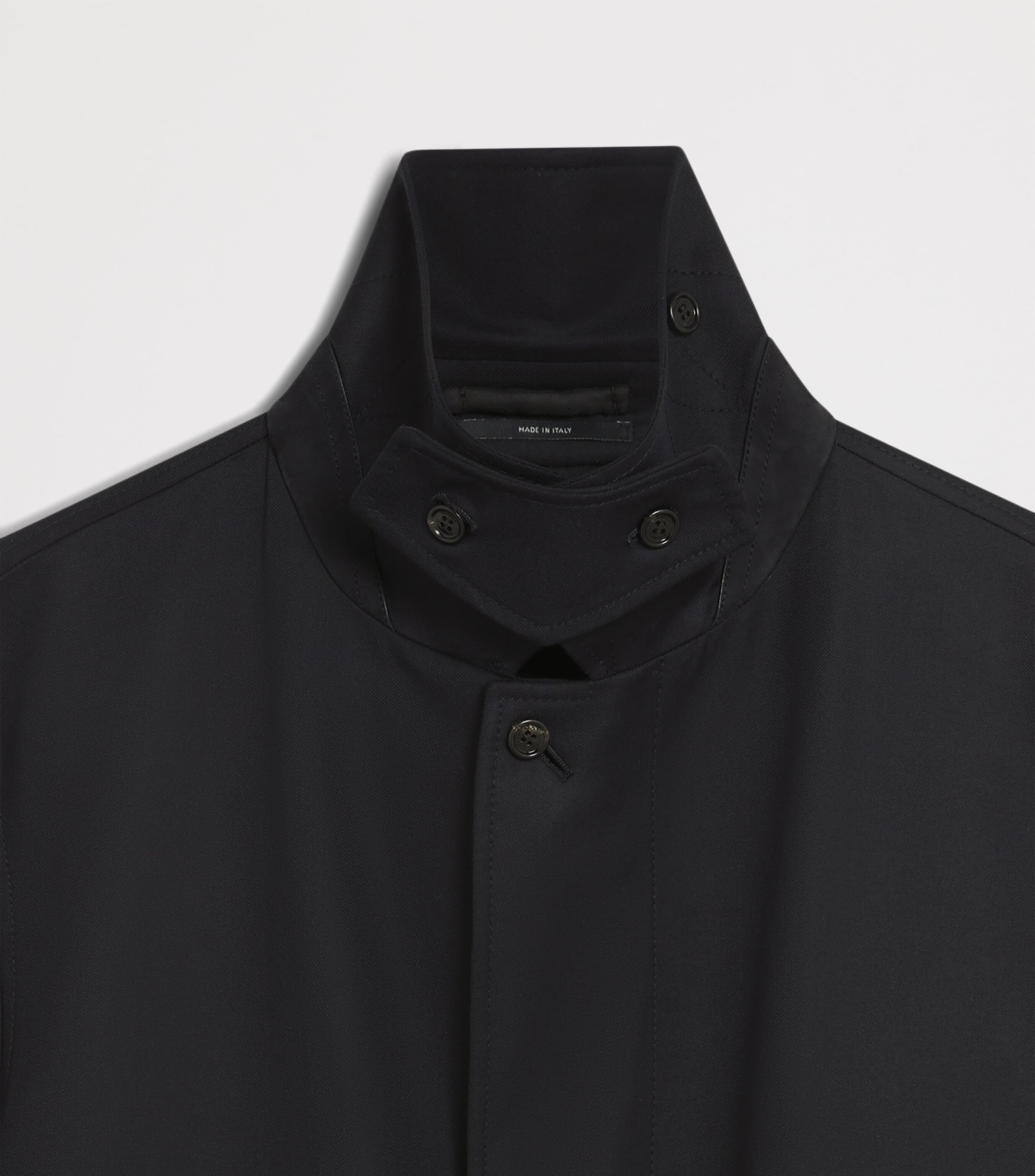 Wool Super 180s Balmacaan Coat 416HOUSE NAVY Image 7