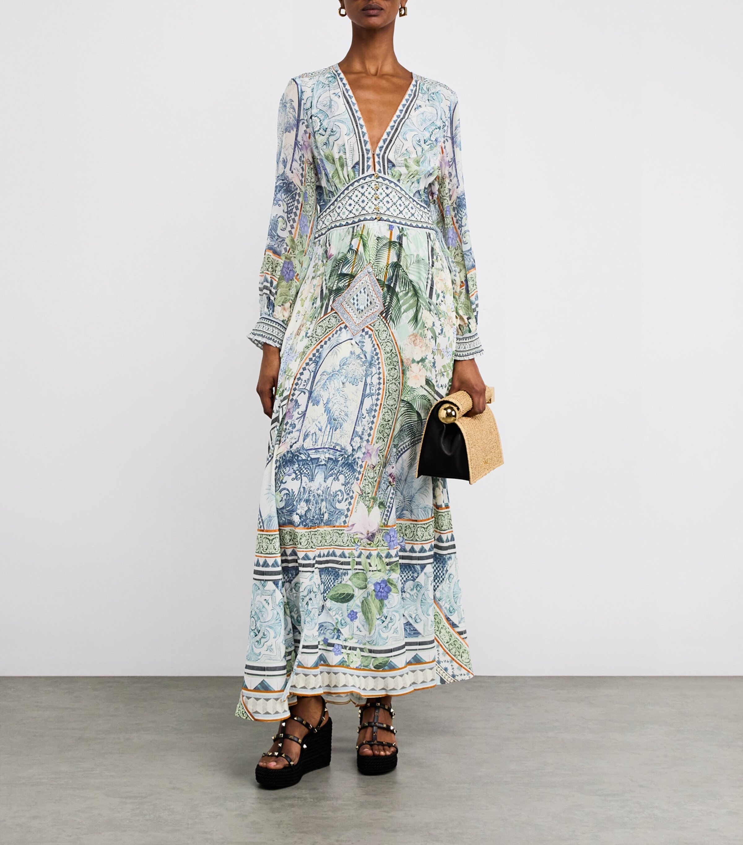 Silk Jardim Party Maxi Dress JARDPART Image 2