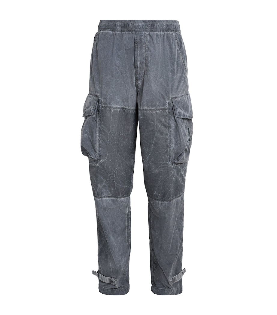 Stone Island Mens Coated Cargo Trousers Image 1