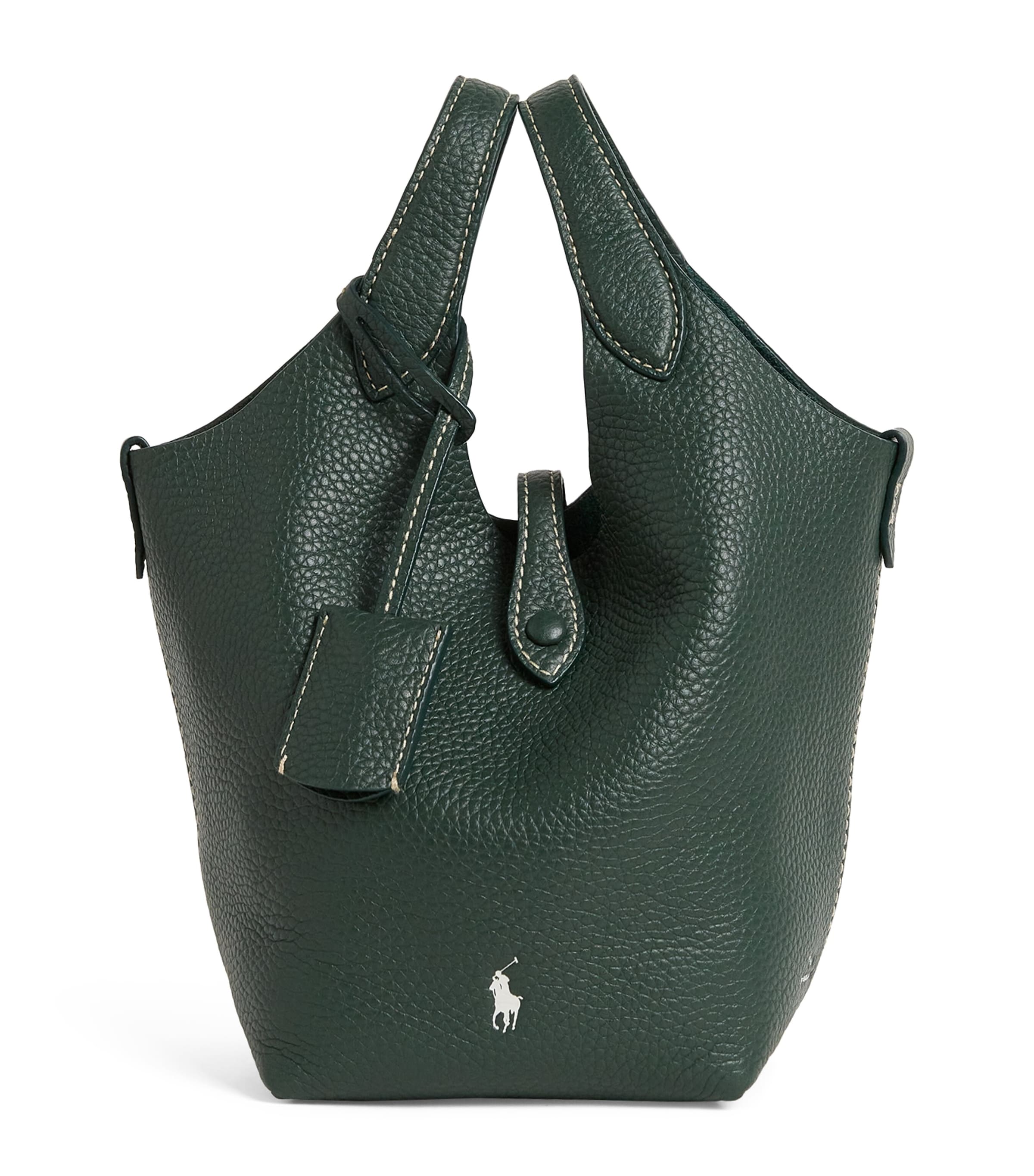 Polo Ralph Lauren Small Leather Polo Play Cross-body Bag In Green