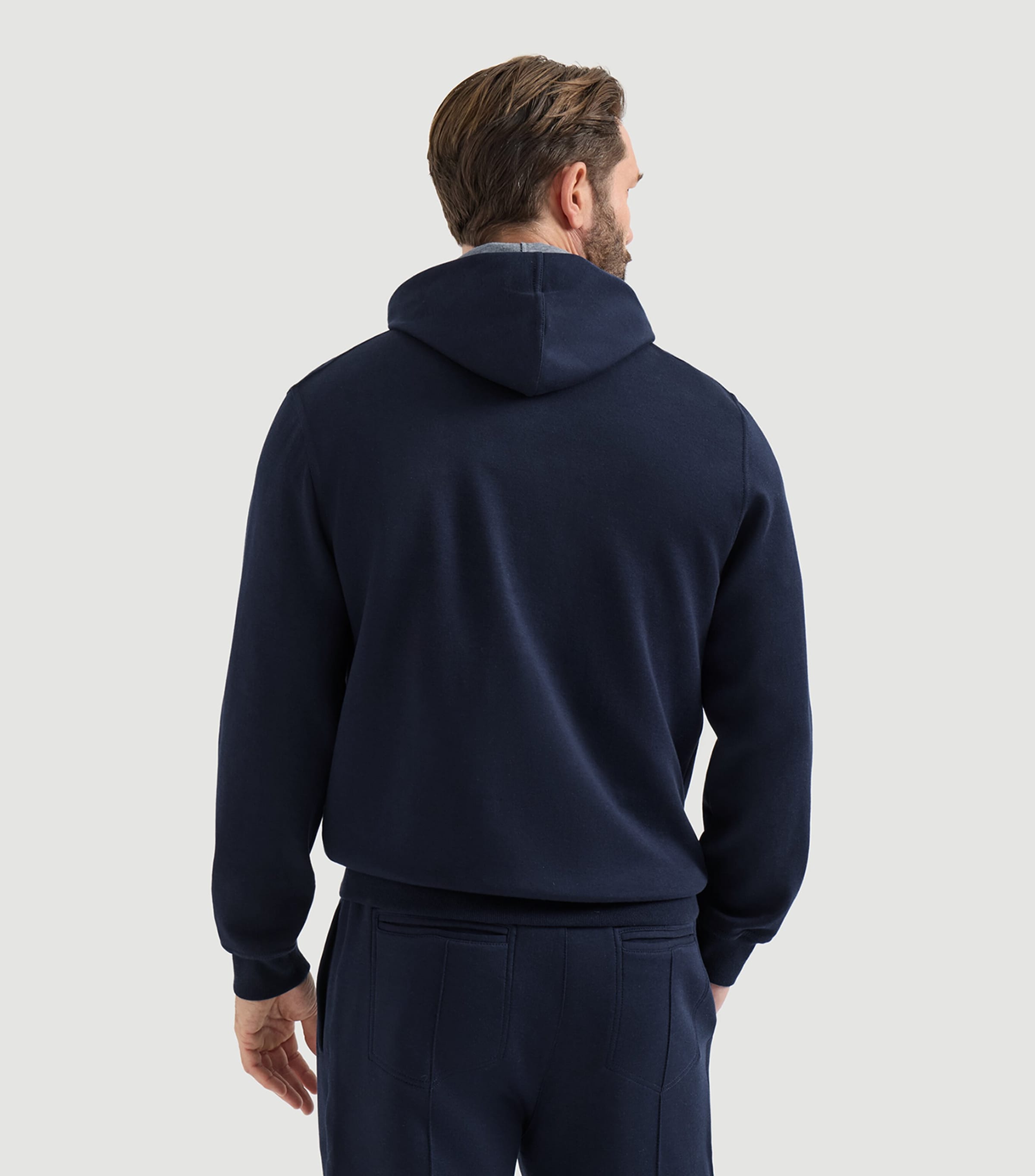 Brunello Cucinelli Mens French Terry Zip-Up Hoodie Image 5