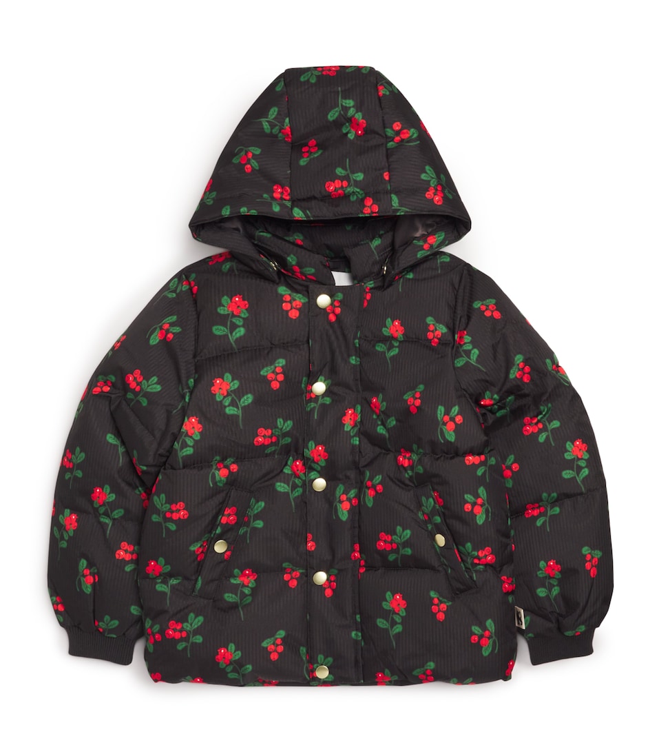 Mini Rodini Lingoberries Puffer Jacket (3-11 Years) Black
