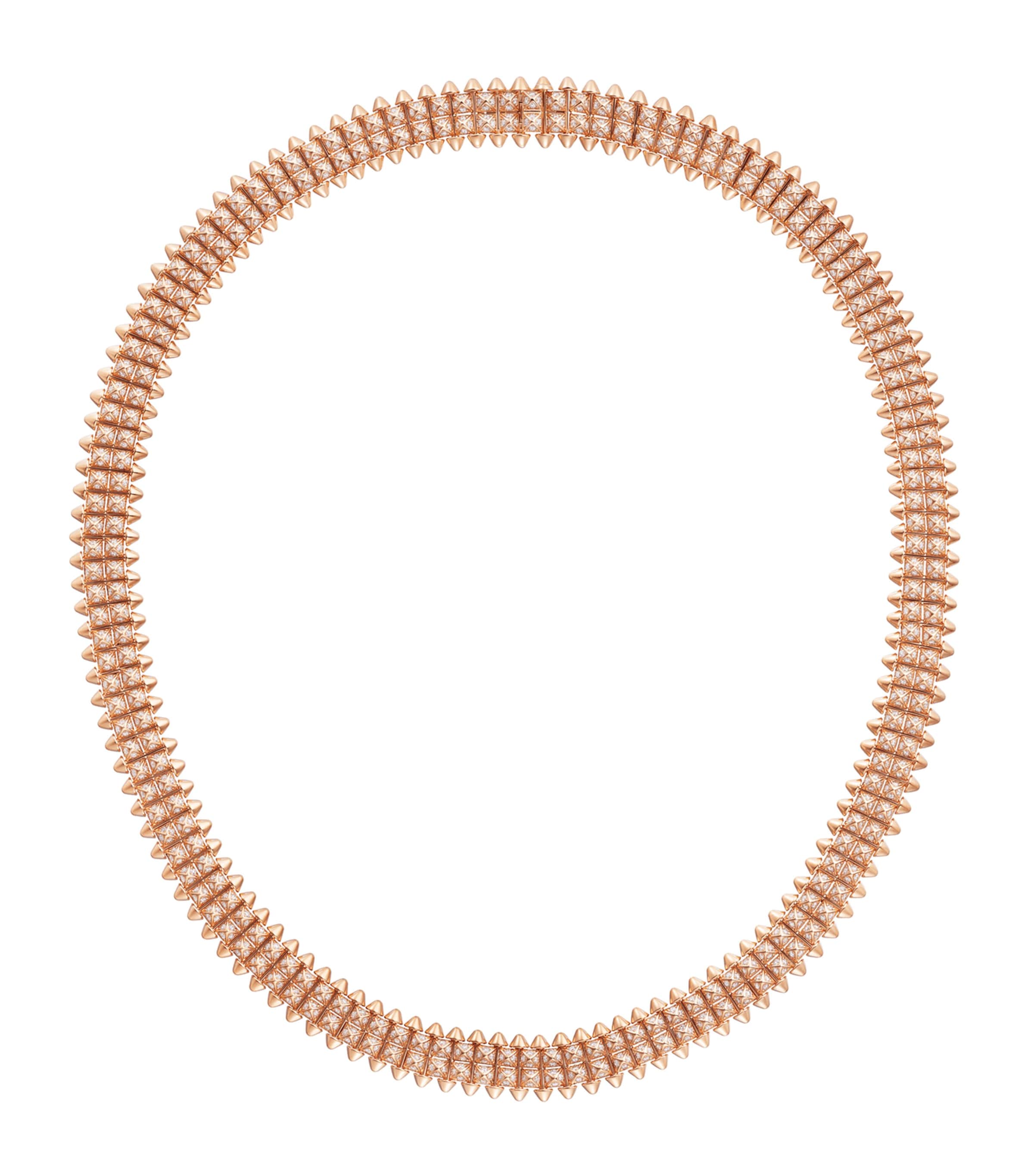 Rose Gold and Diamond Clash de Cartier Necklace ROSE GOLD Image 1