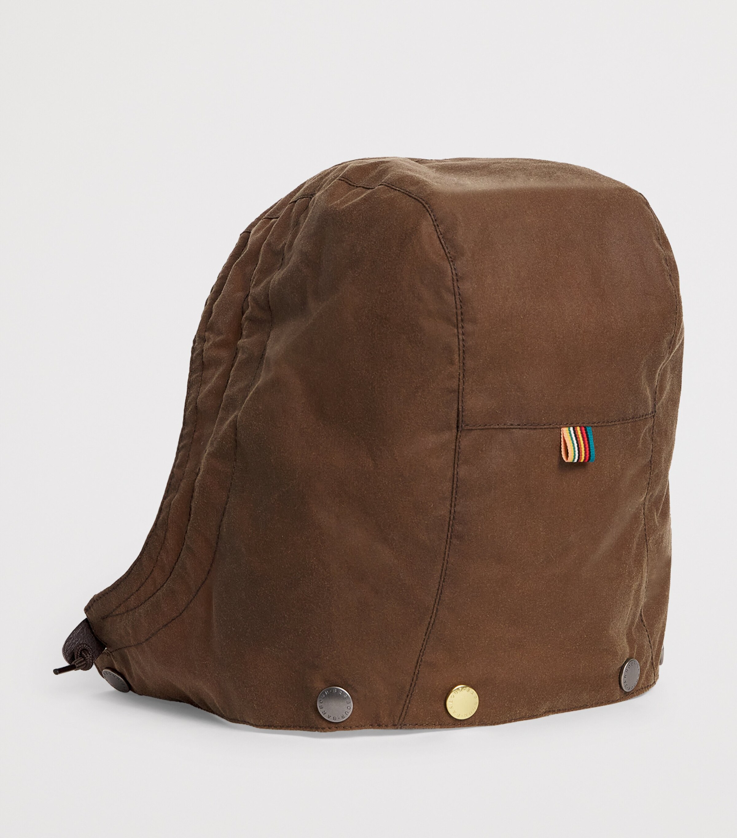 Barbour x Paul Smith Waxed Hood Tan Image 3