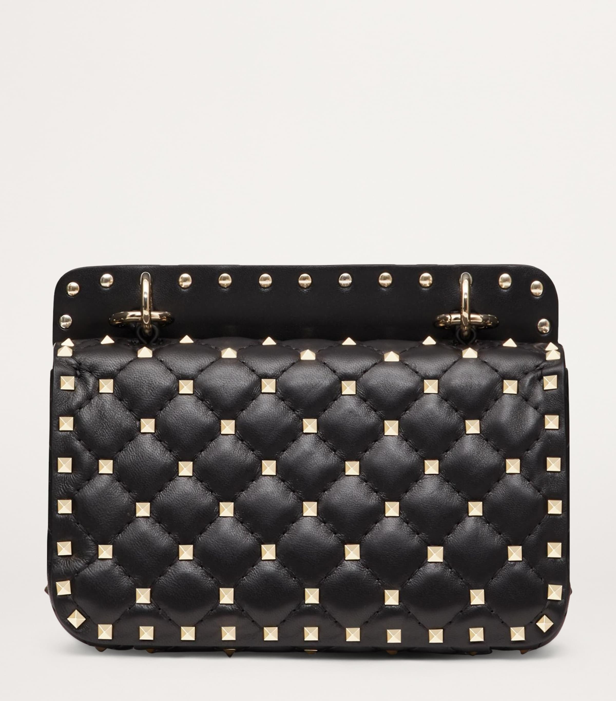 Small Rockstud Spike Top-Handle Bag 0NO Image 3