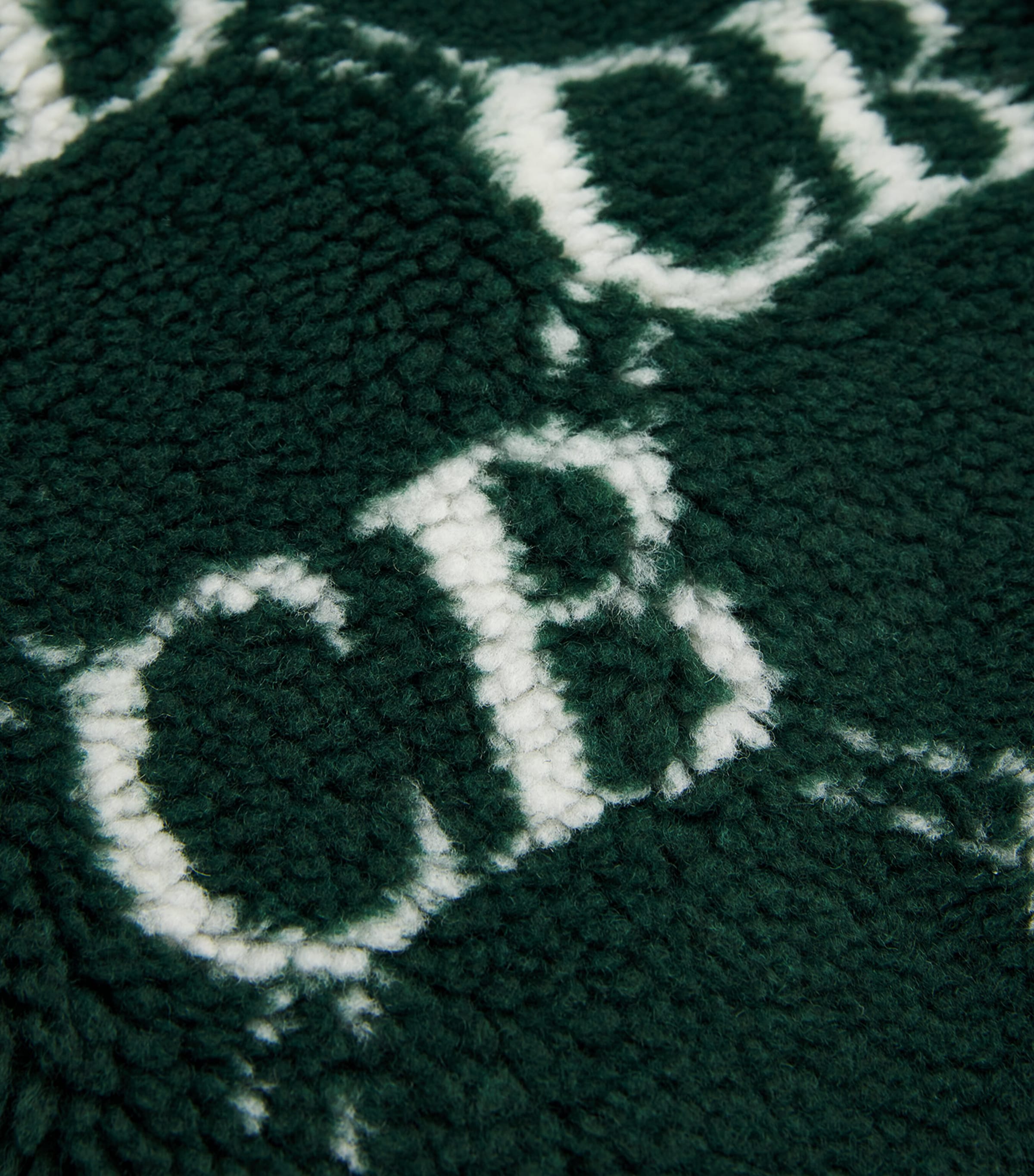 Monogram Fleece Jacket FOREST GREEN 610 Image 5