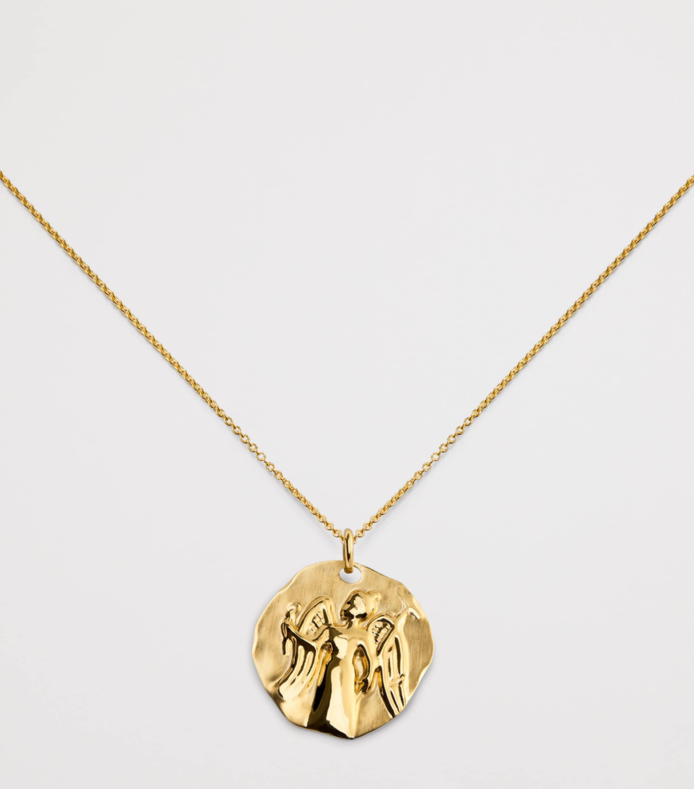 Monica Vinader Gold Vermeil Zodiac Virgo Necklace Gold Vermeil Image 4