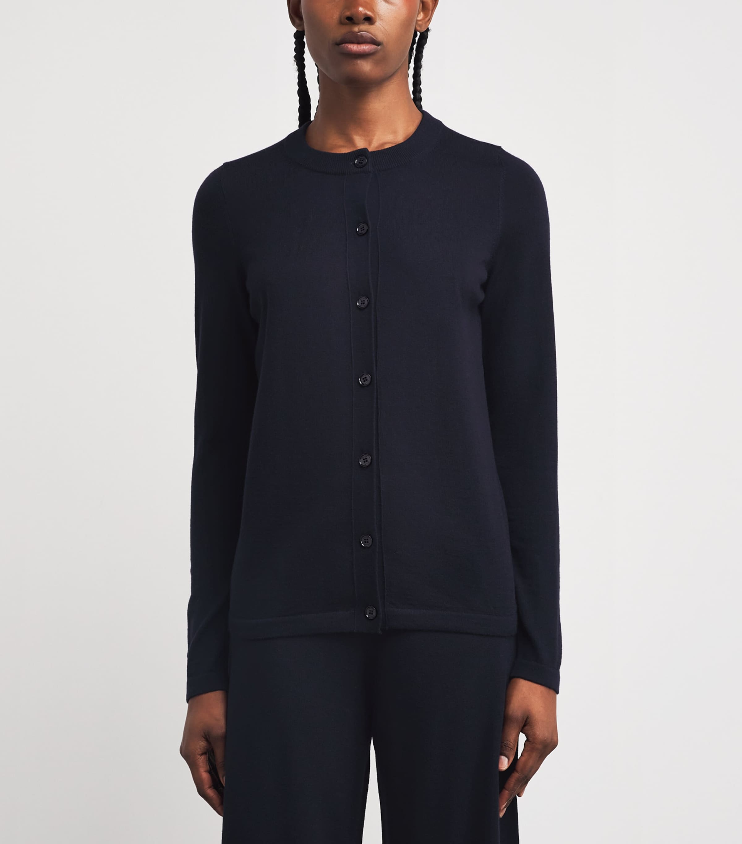 Merino Wool Cardigan 6437 NIGHT SKY Image 3