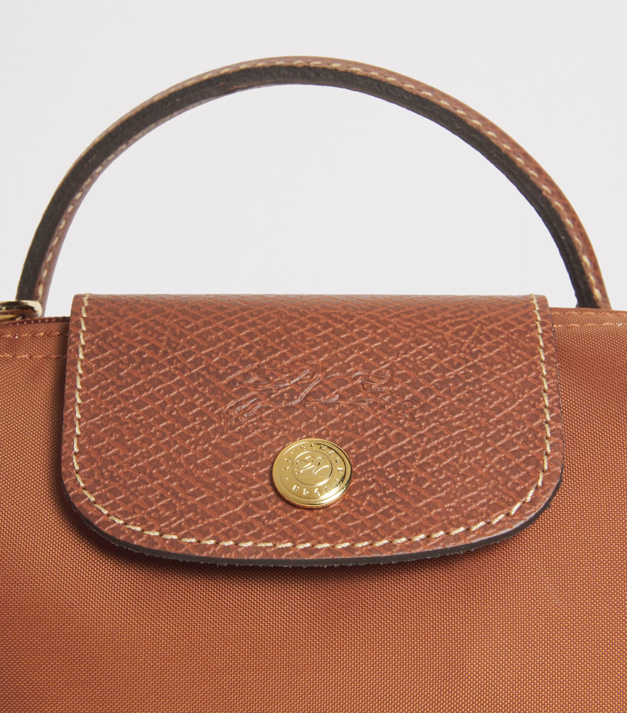 Longchamp Le Pliage Original Pouch Cognac Image 4