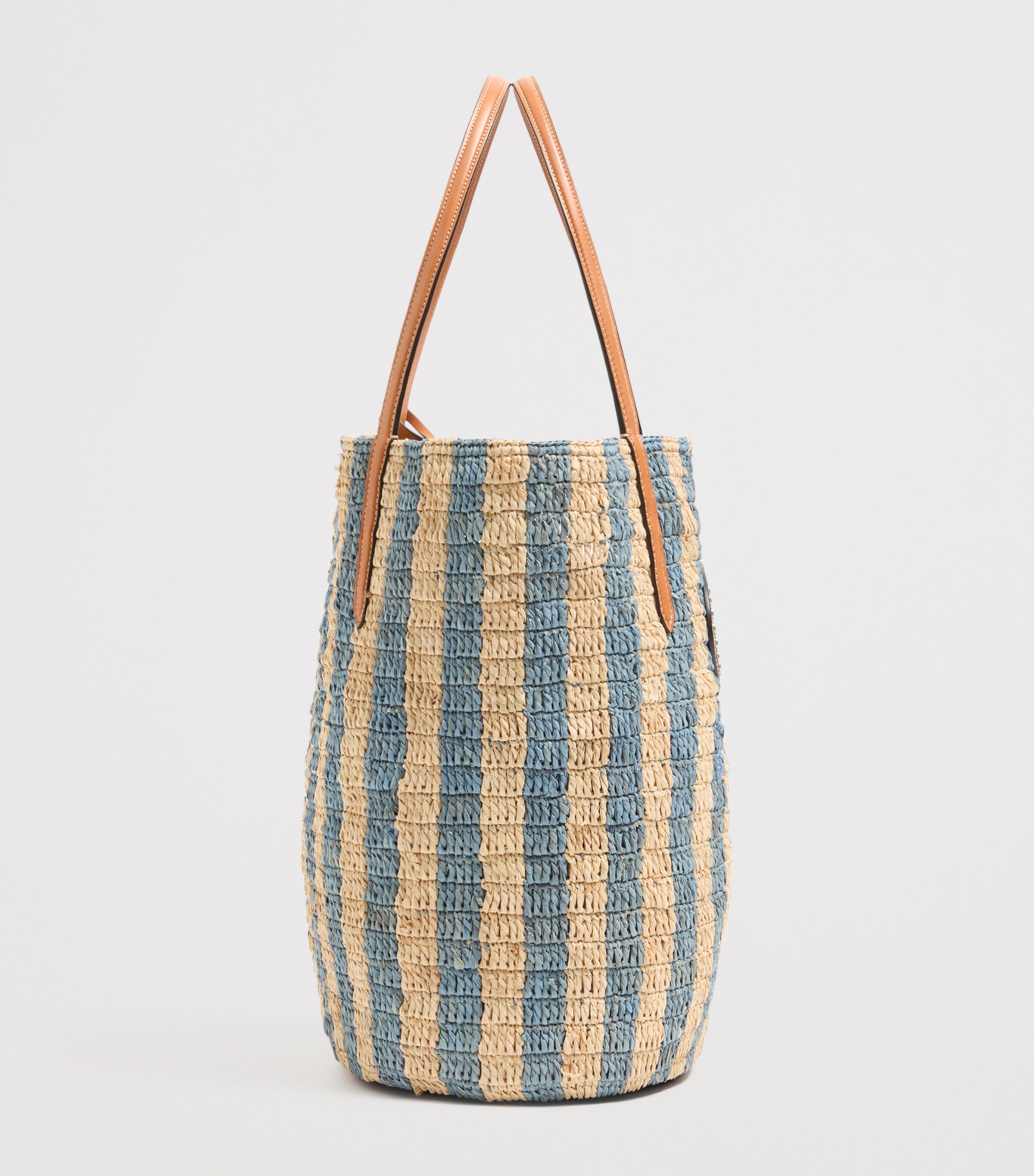 Valentino Garavani Straw VLogo Signature Bucket Bag Image 3