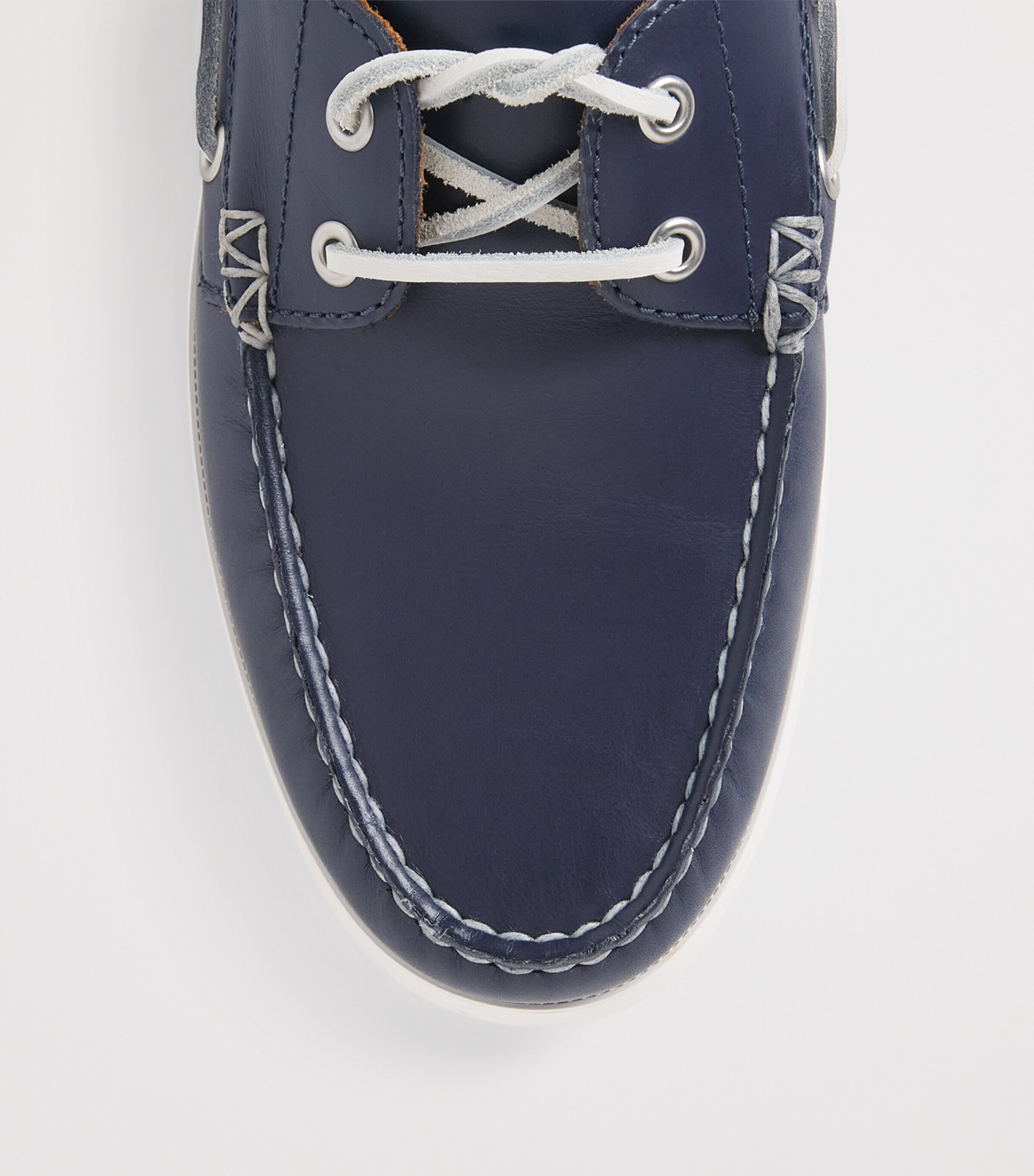 Polo Ralph Lauren Leather Merton Boat Shoes Newport Navy Image 6