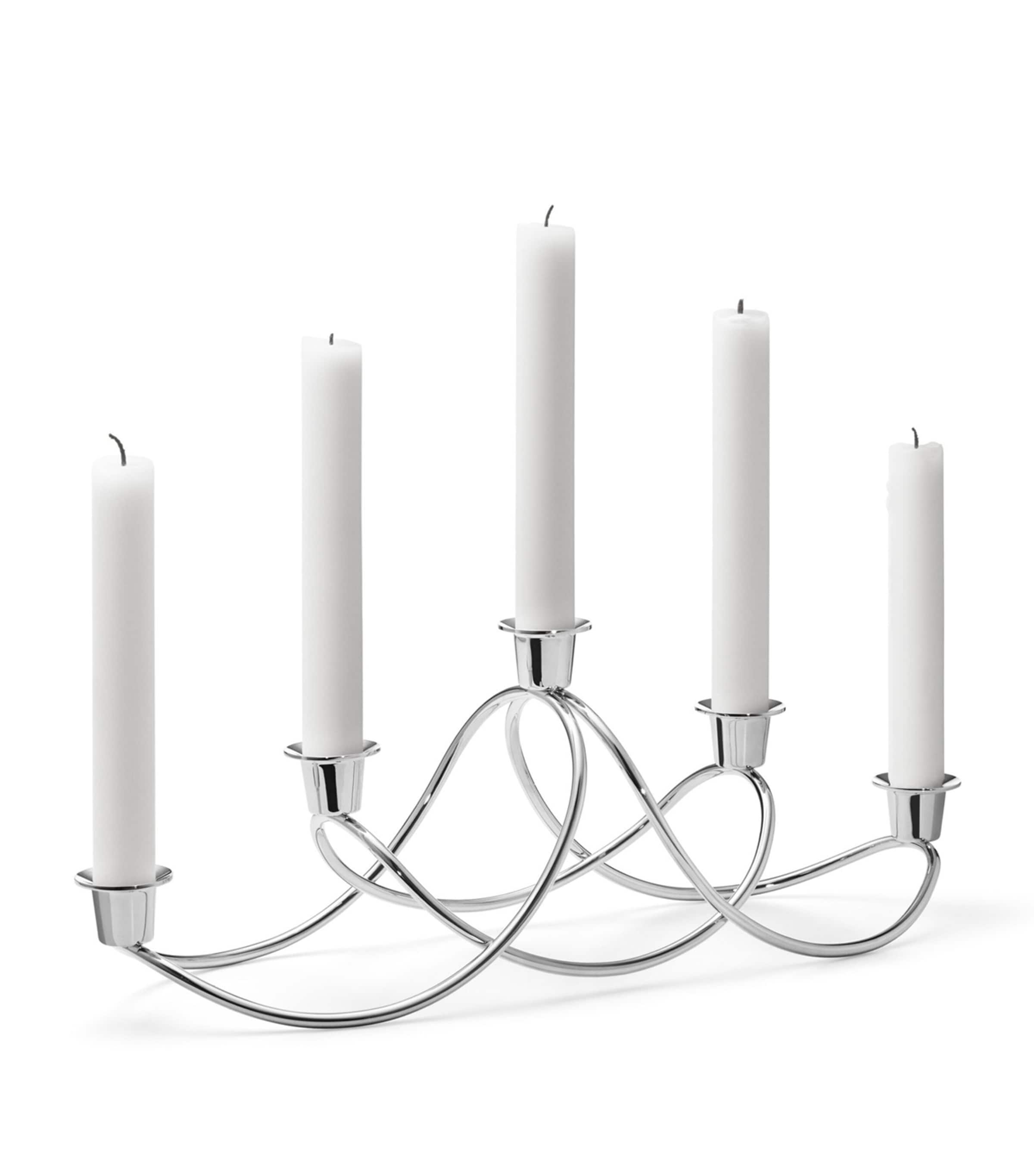 Georg Jensen Harmony Candle Holder In Silver