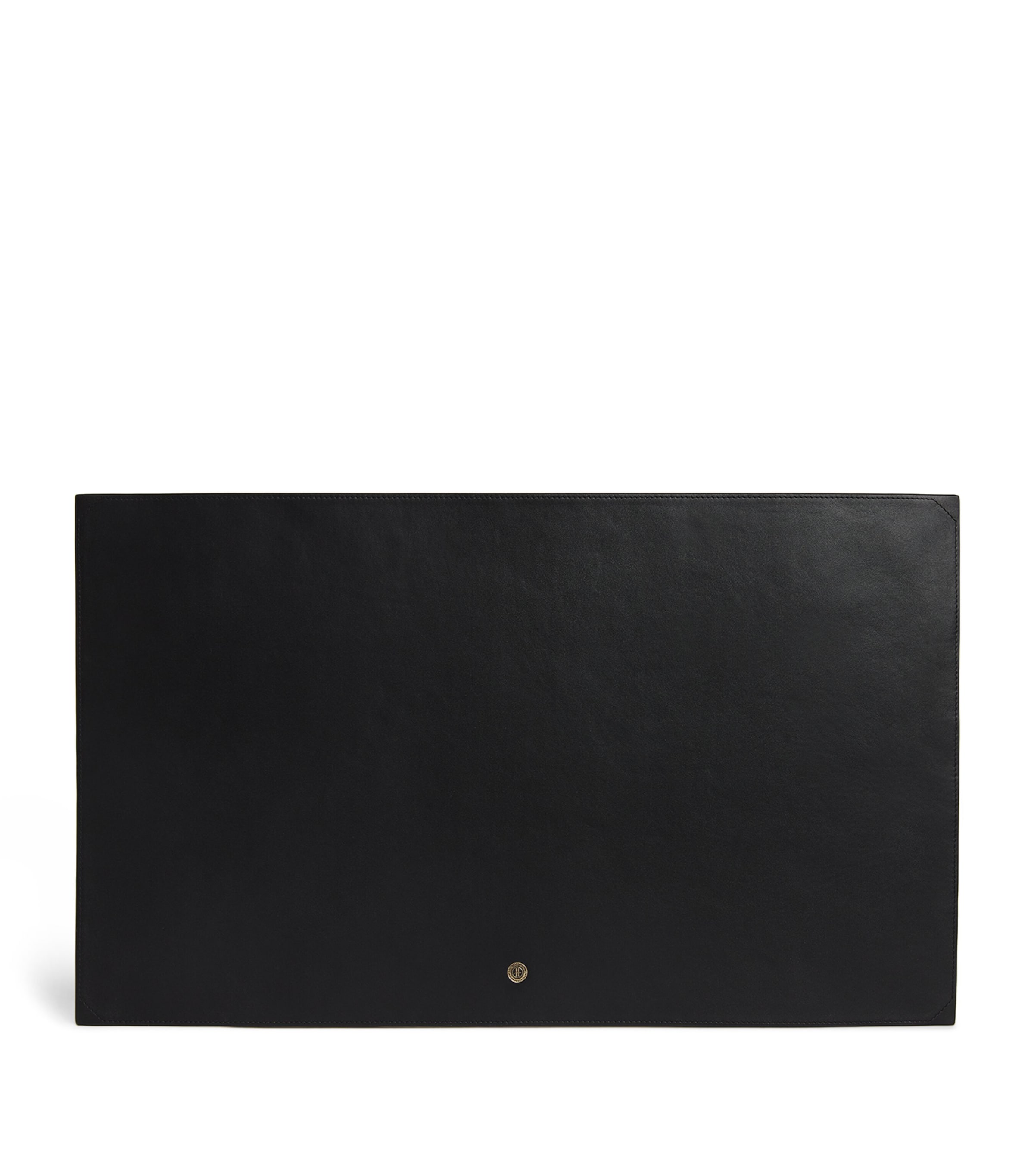 Harrods Leather Desk Mat In Black