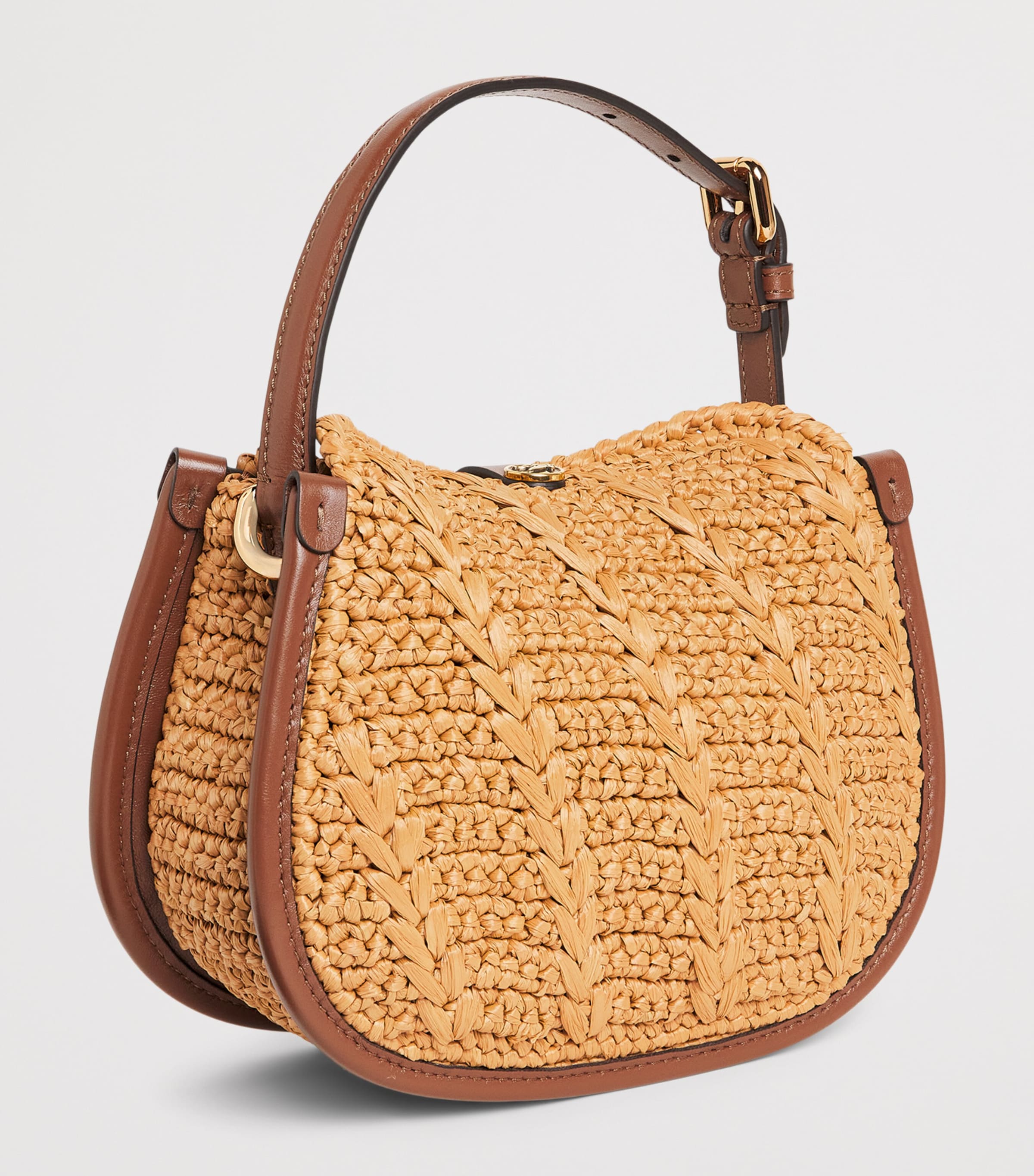 Raffia Pony Cross-Body Bag Y0412 Image 3