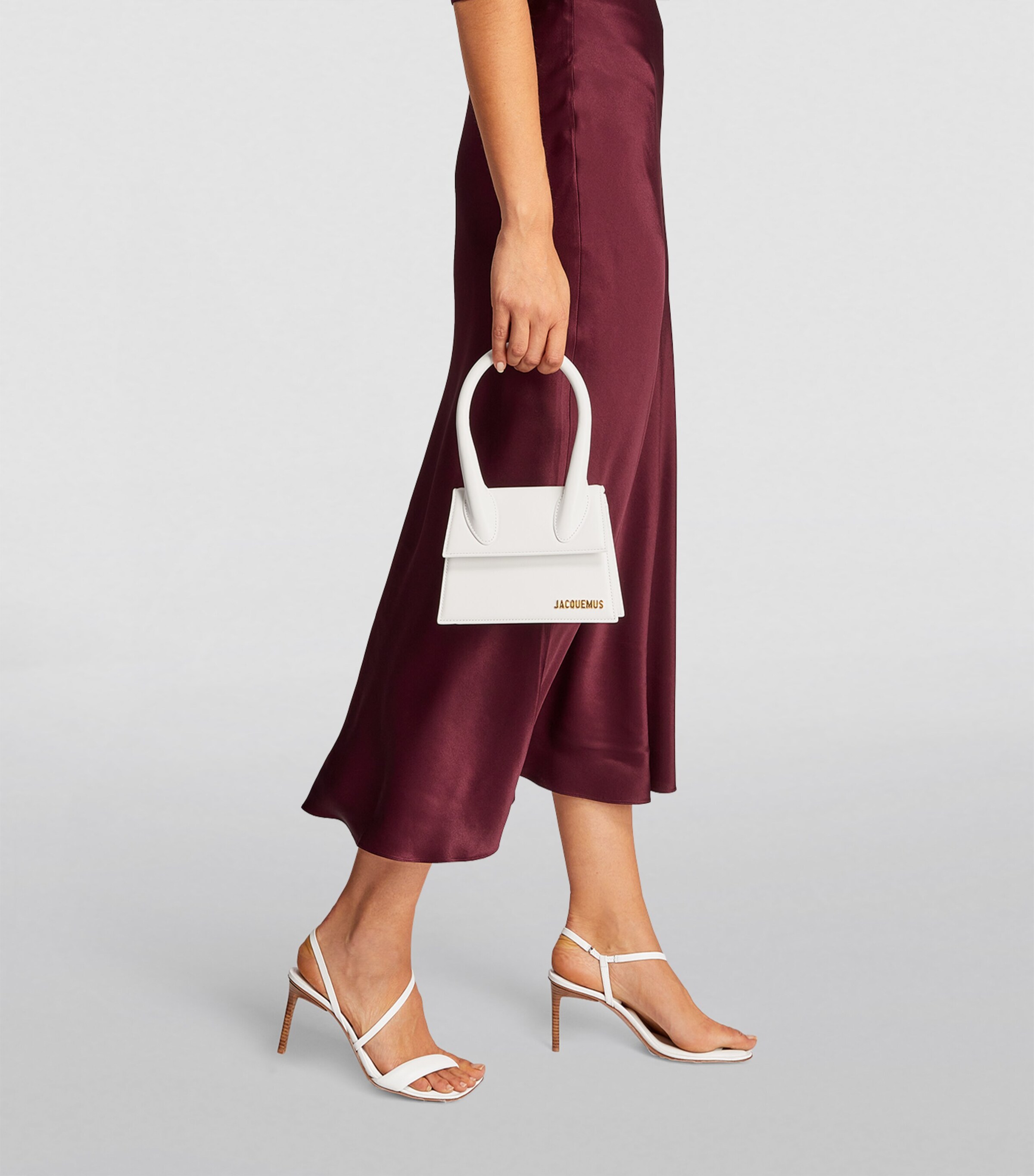 Jacquemus Medium Chiquito Top-Handle Bag White Image 2