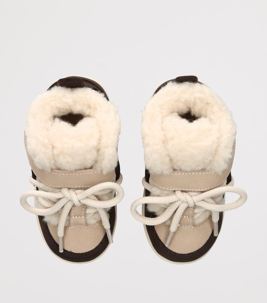 Leather Kicco Sneakers DARK BROWN Image 4