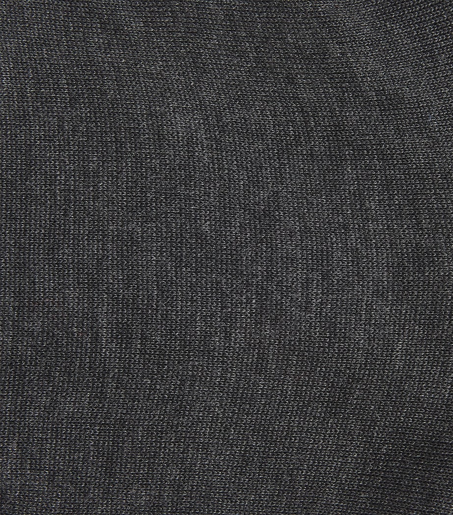 Falke Mens No.9 Fil D’Ecosse Socks Anthracite Image 2