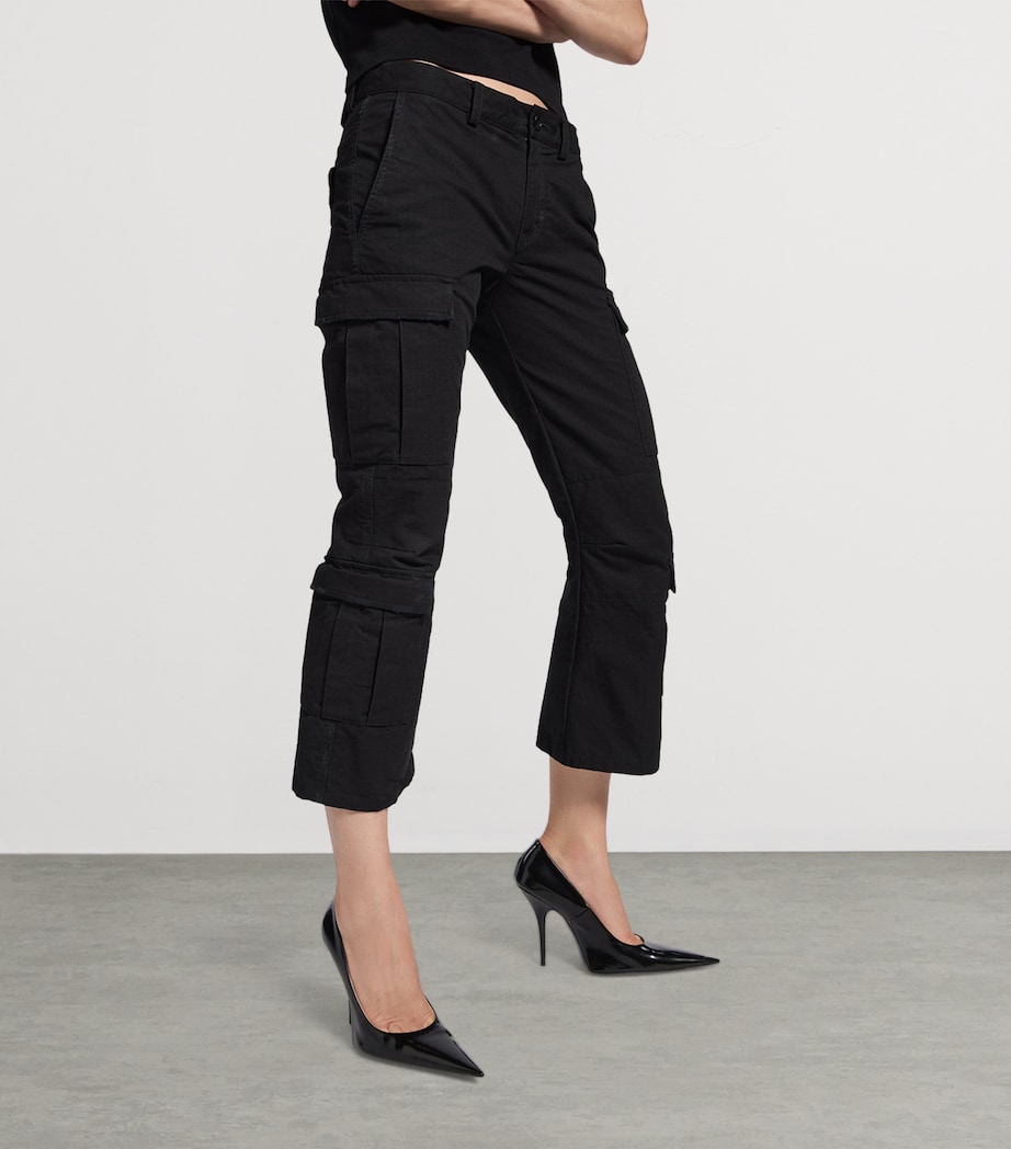 Cotton Capri Cargo Trousers 1000 Image 6