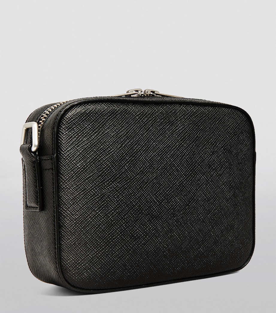 Saffiano Leather Cross-Body Bag BLACK Image 2