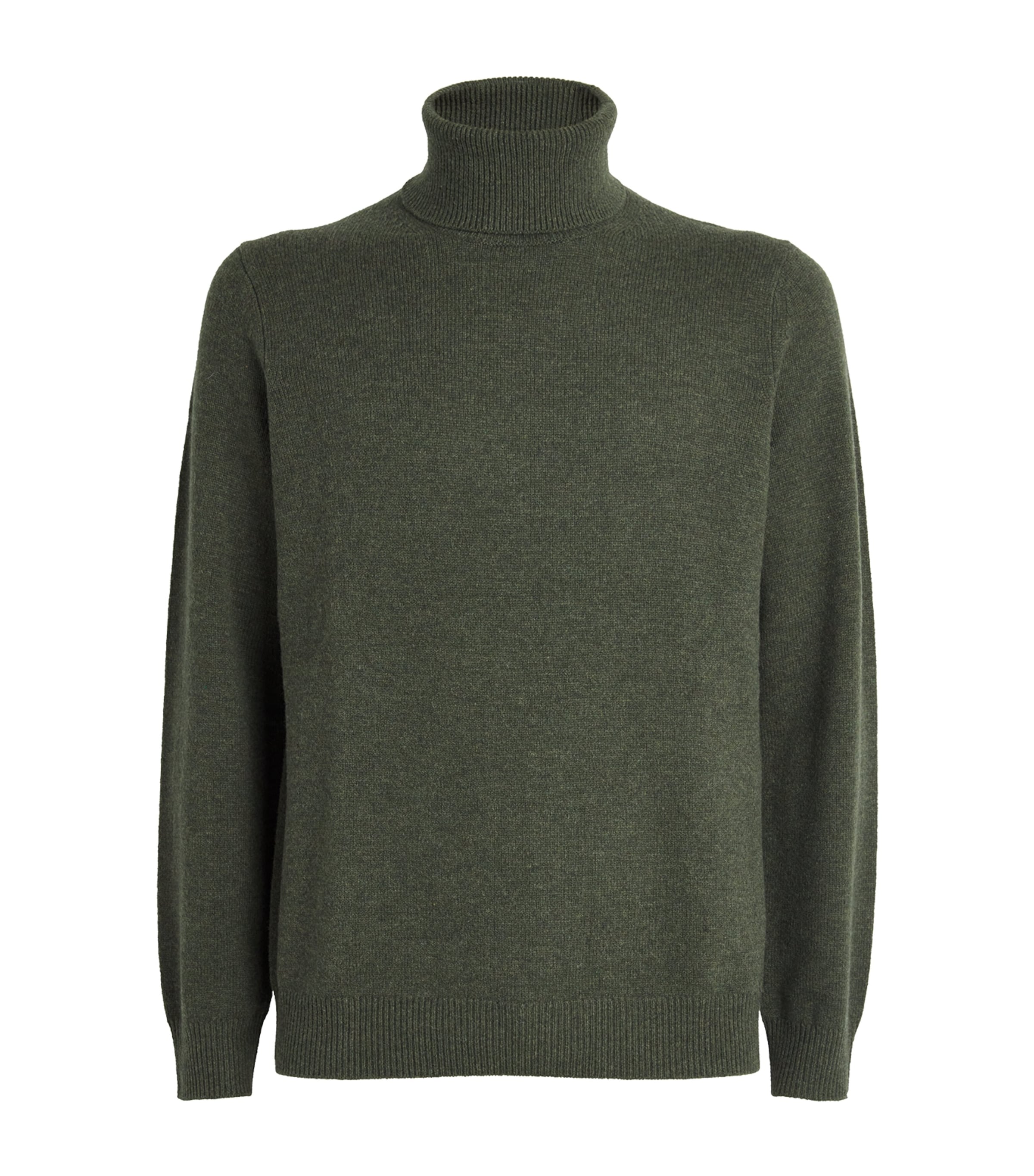 SAMSOE SAMSOE Mens Merino Isak Rollneck Sweater Forest Night Image 1