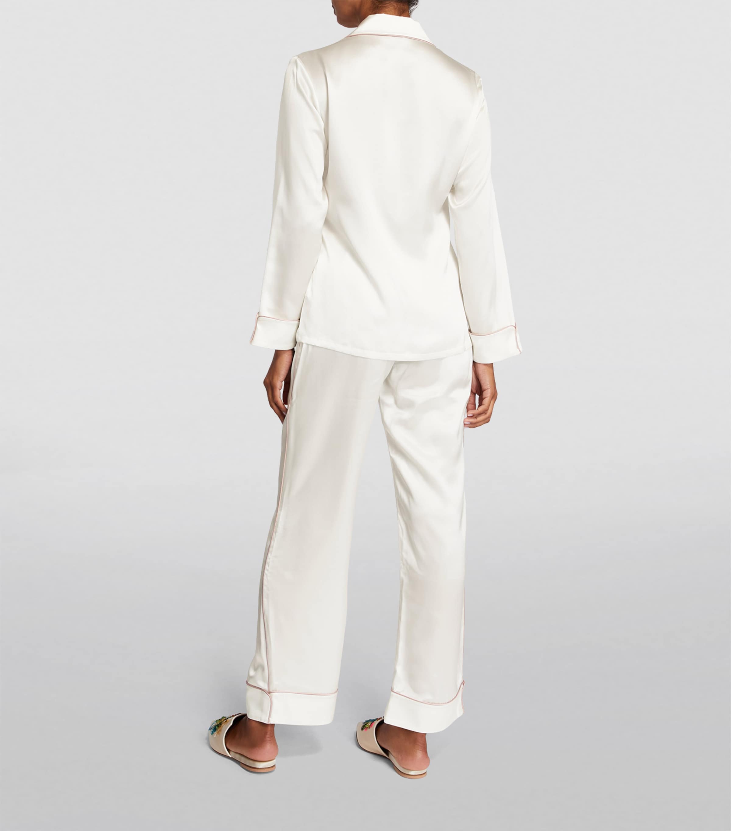 Silk Coco Pyjama Set IVORY OYSTER Image 5