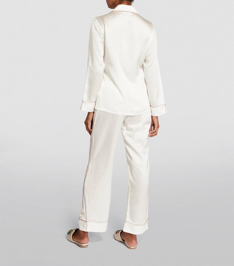 Silk Coco Pyjama Set IVORY OYSTER Image 5