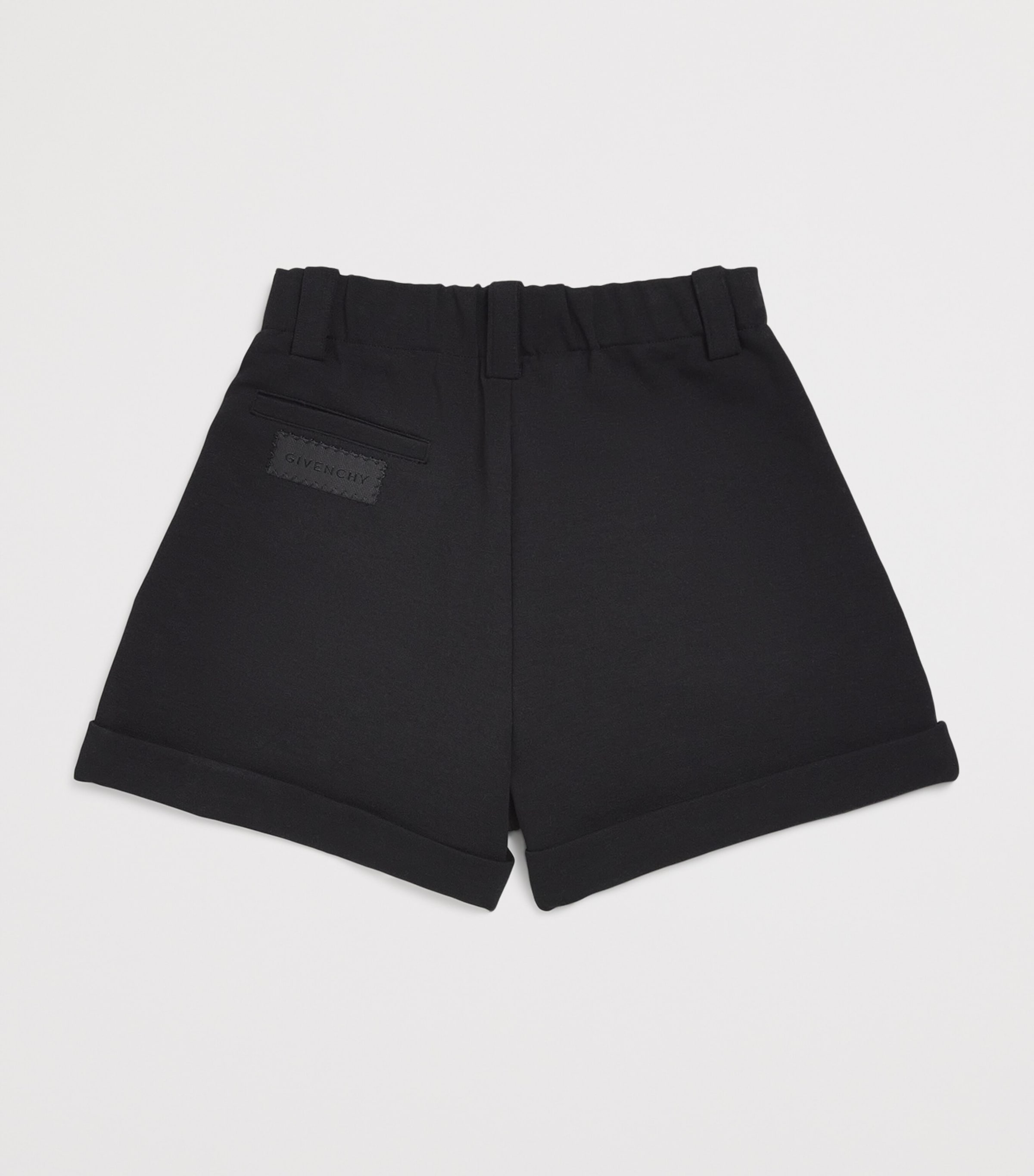 Jersey Pleated Shorts (4-12+ Years) H31162/09BBLACK Image 2